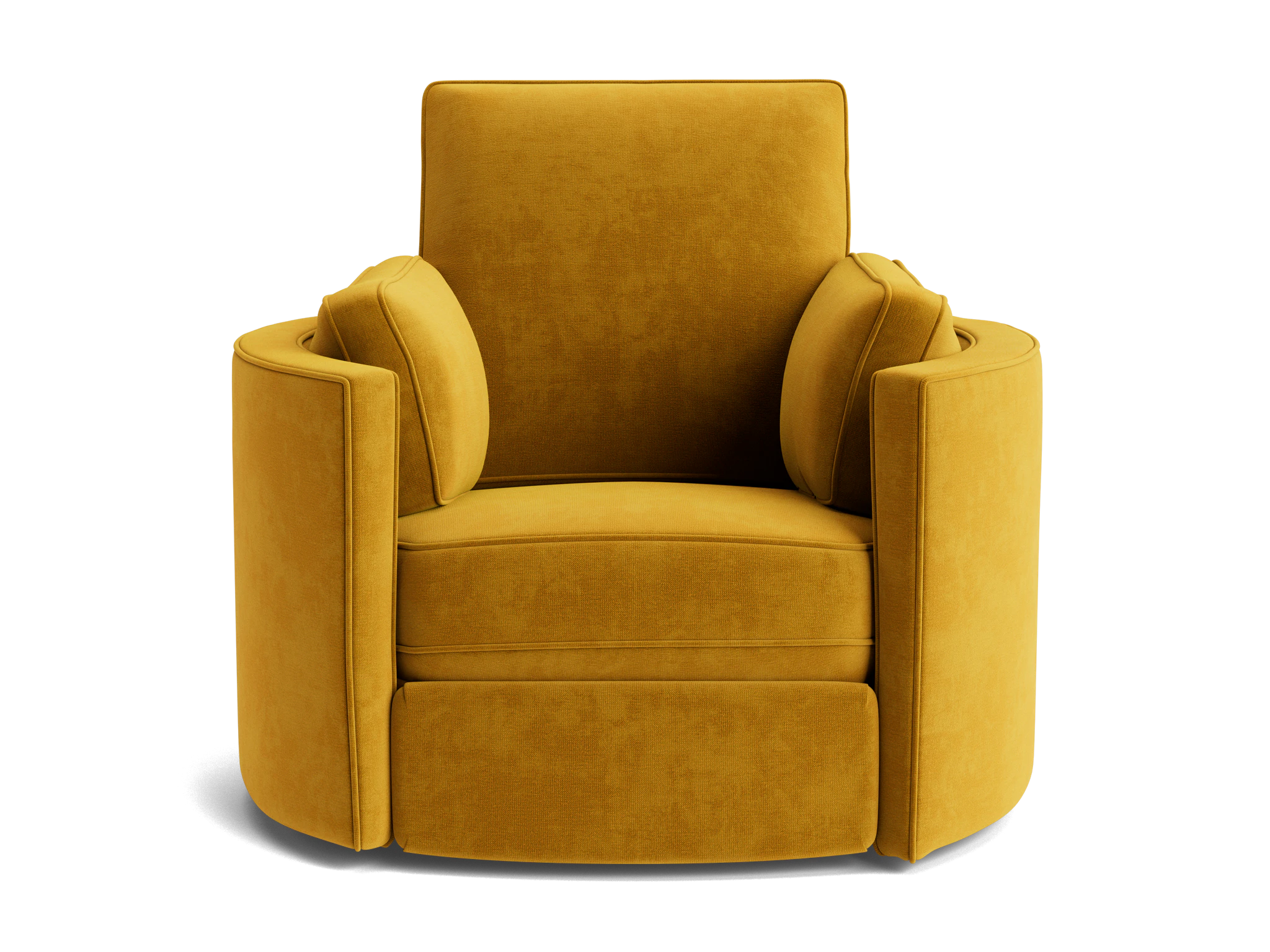 corey swivel chair harper amber gold