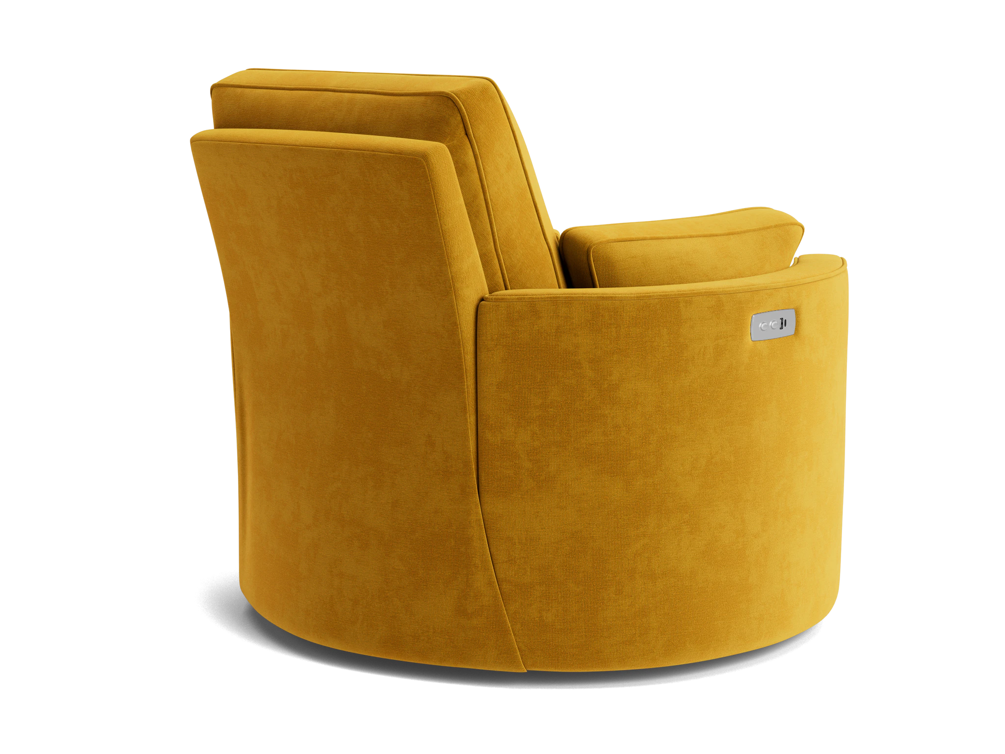 corey swivel chair harper amber gold