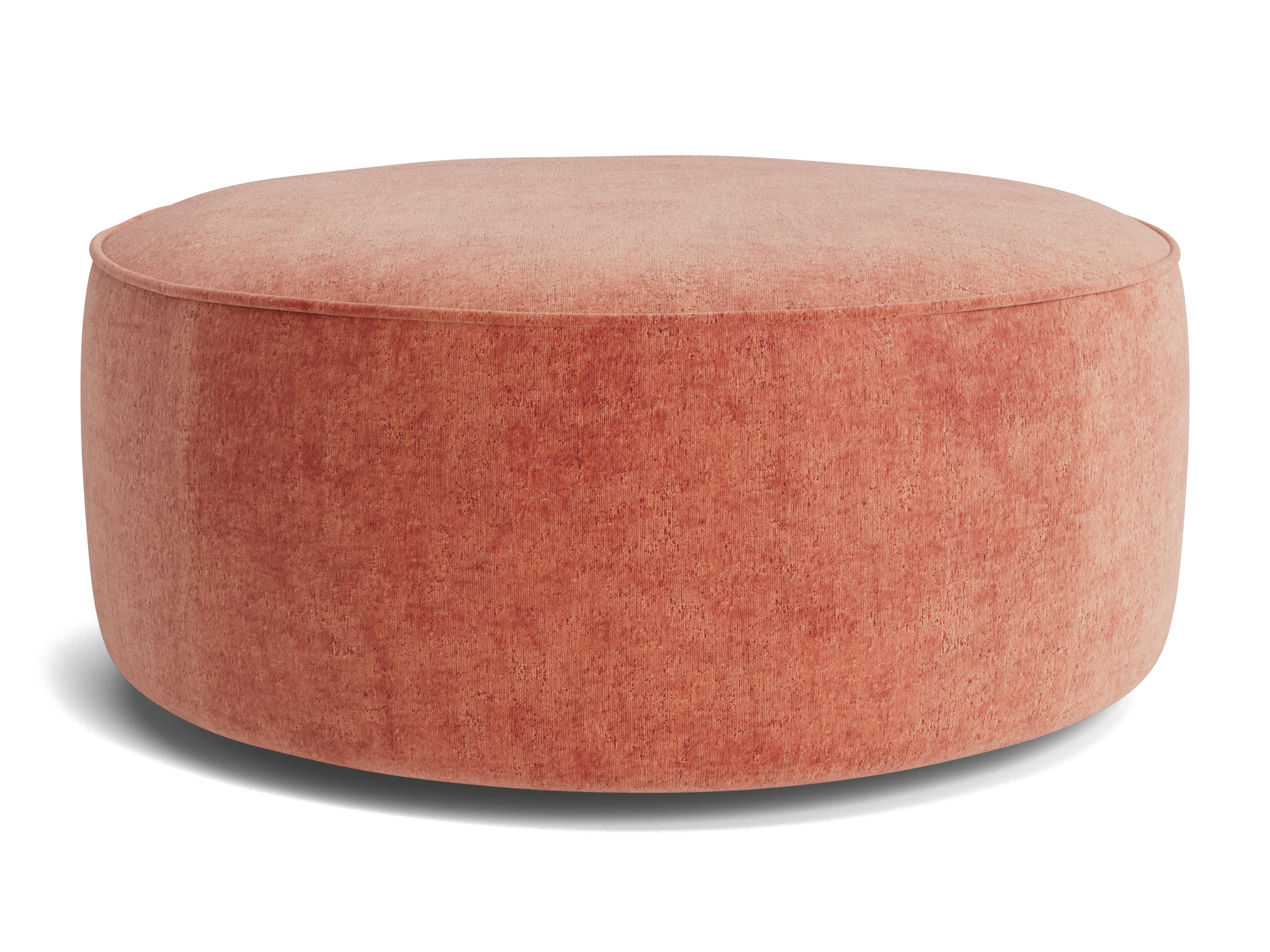 cullen cocktail ottoman plush terra rose
