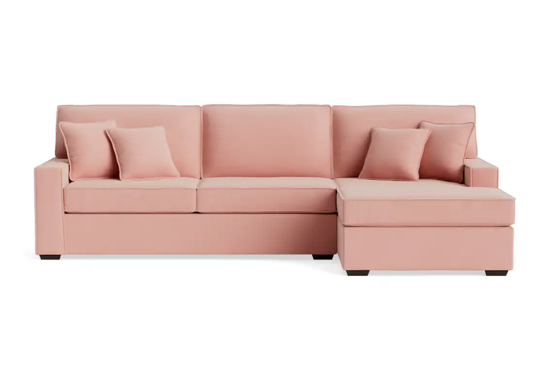 lyndon sectional royale blush