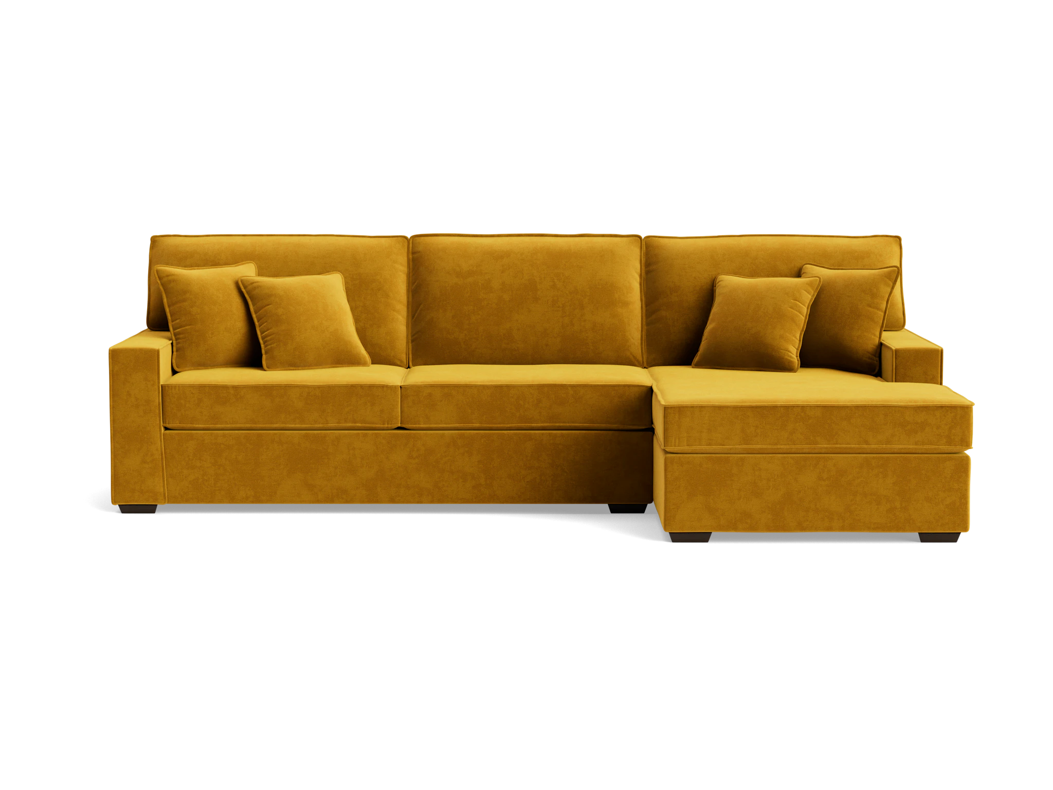 lyndon sectional harper amber gold