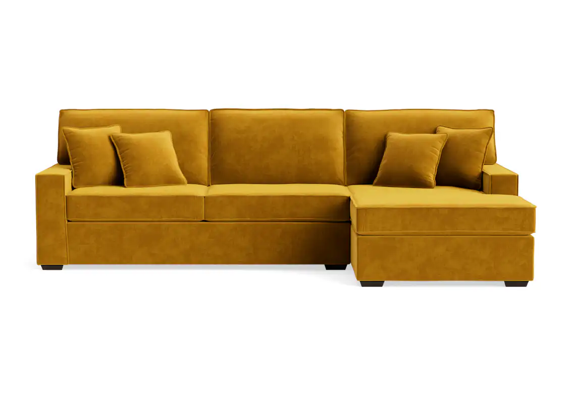 lyndon sectional harper amber gold