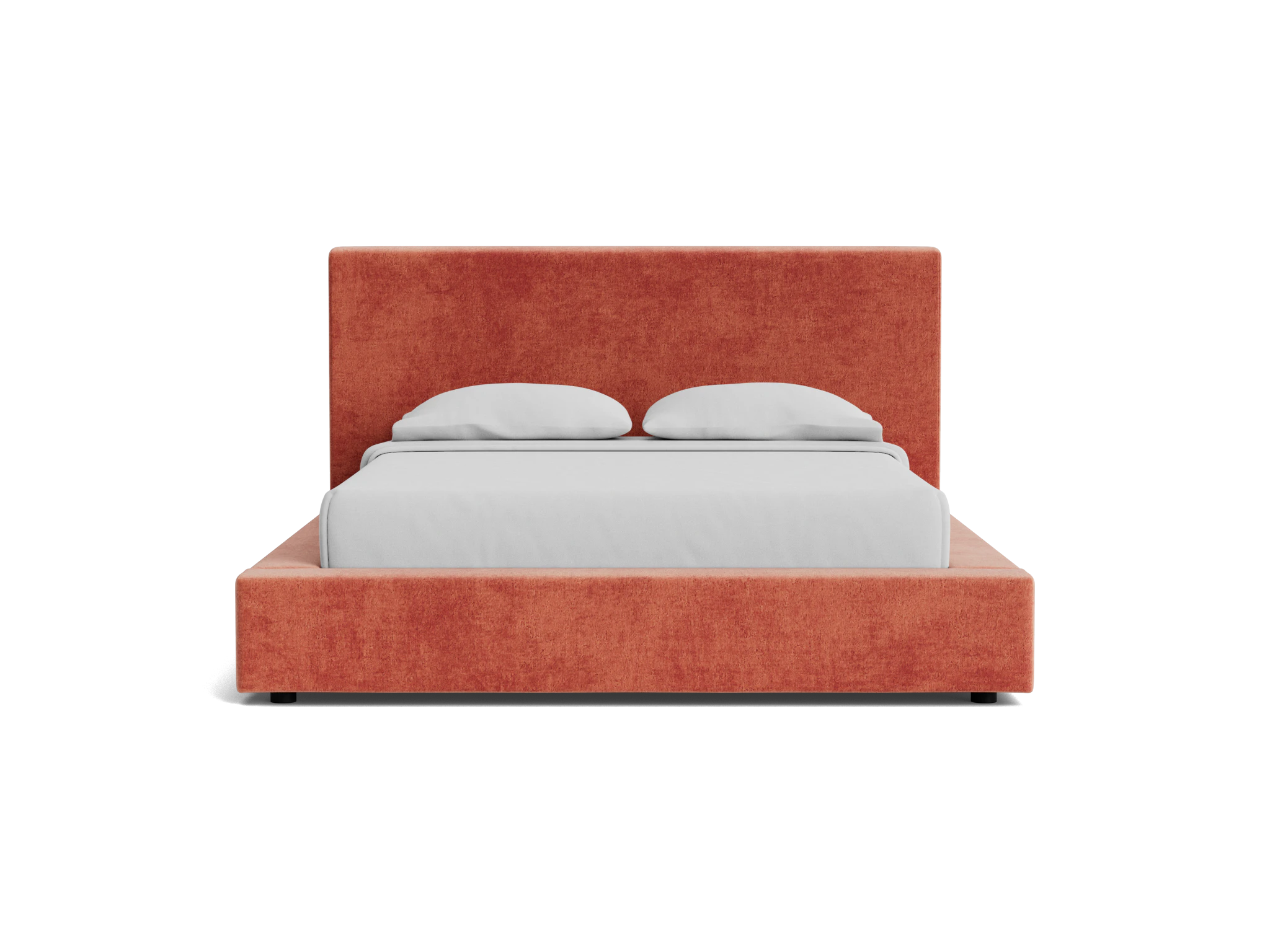 pama bed plush terra rose