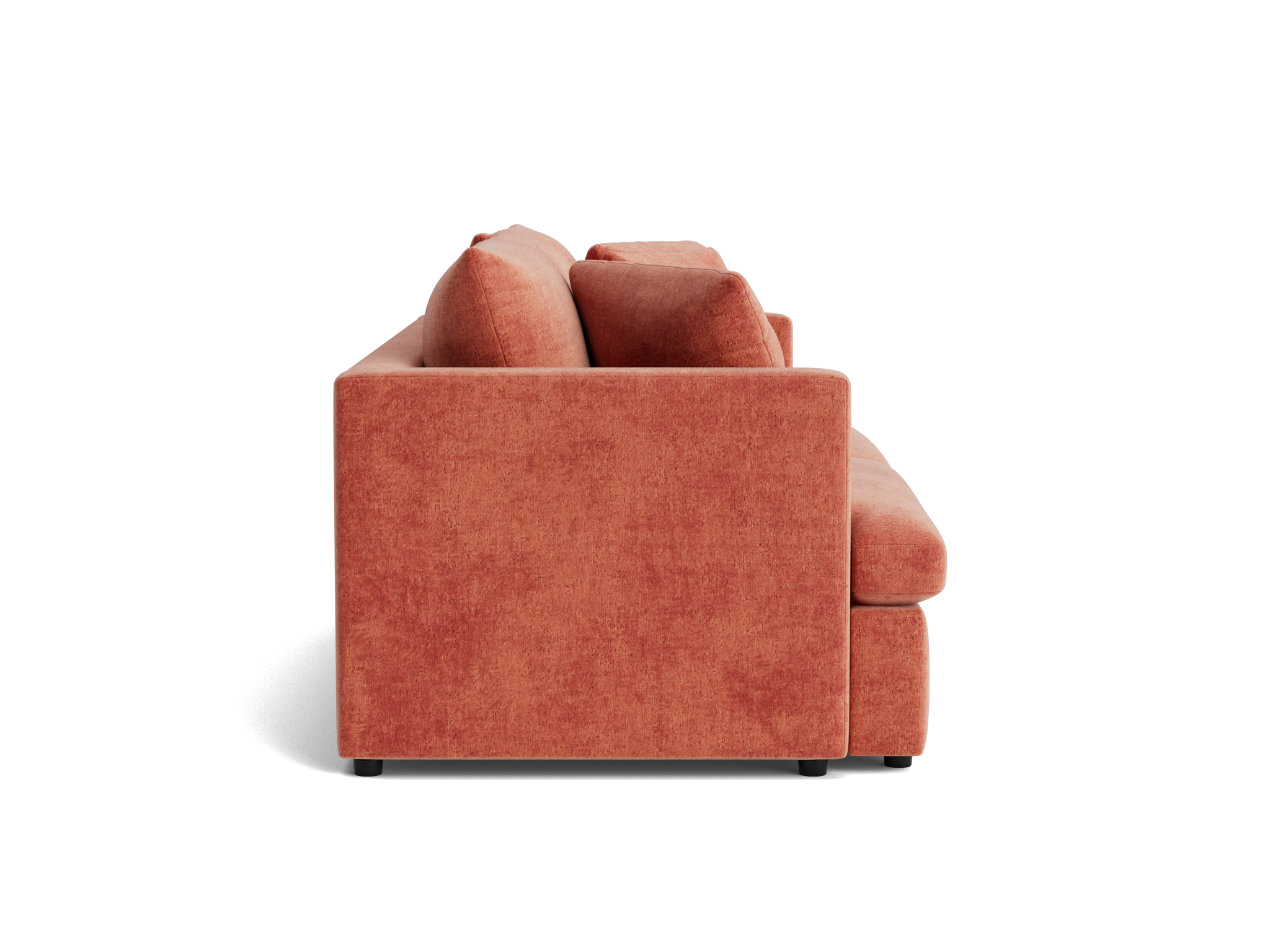 banks sleeper sofa plush terra rose