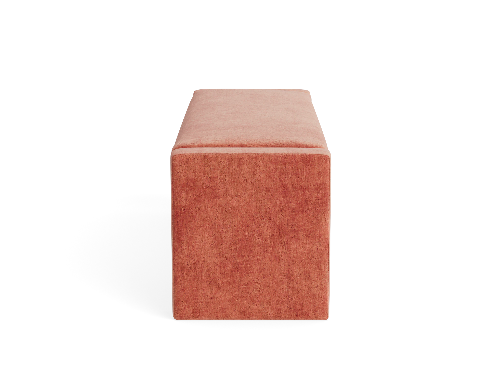 estie bench plush terra rose