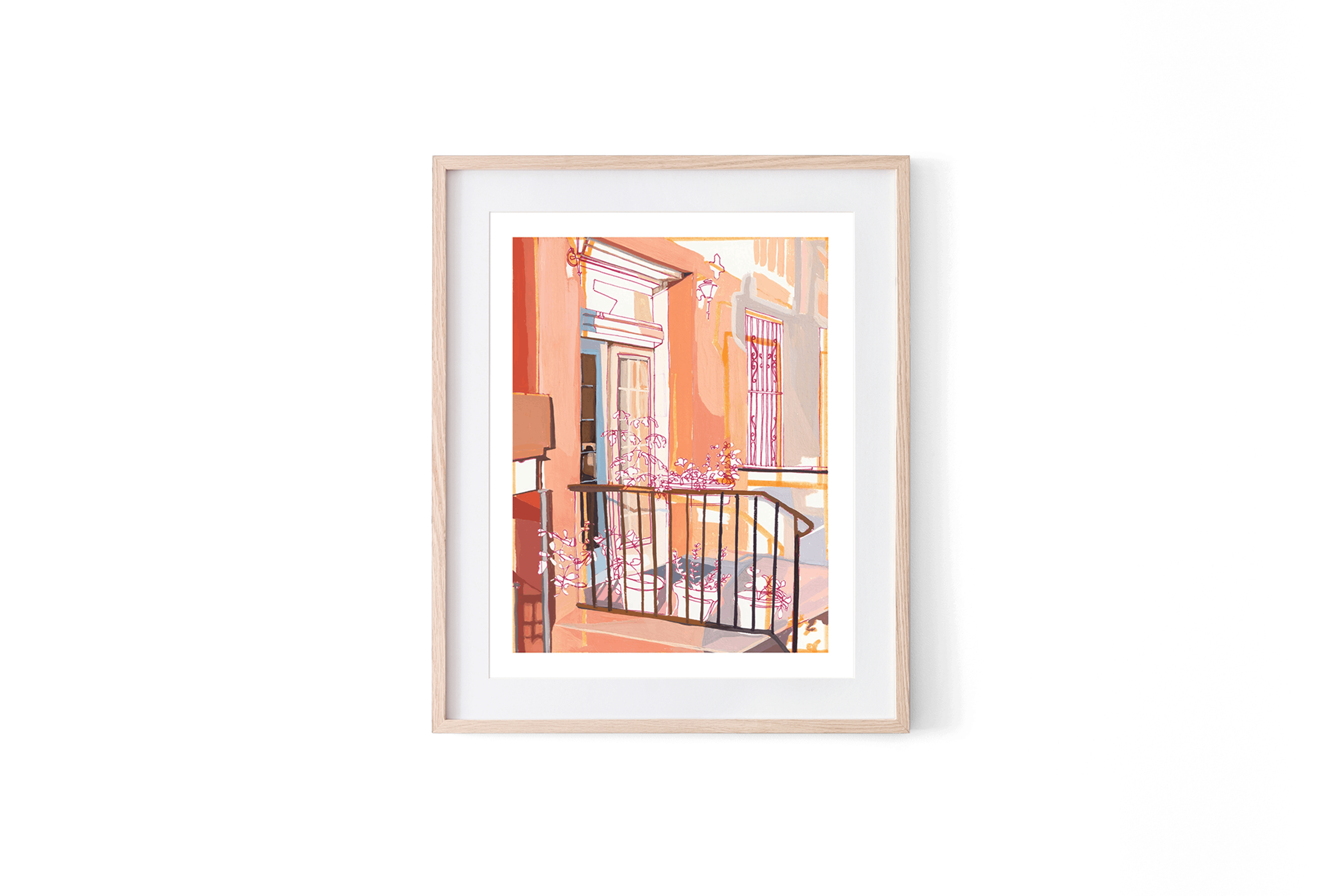 golden hour brooklyn art print