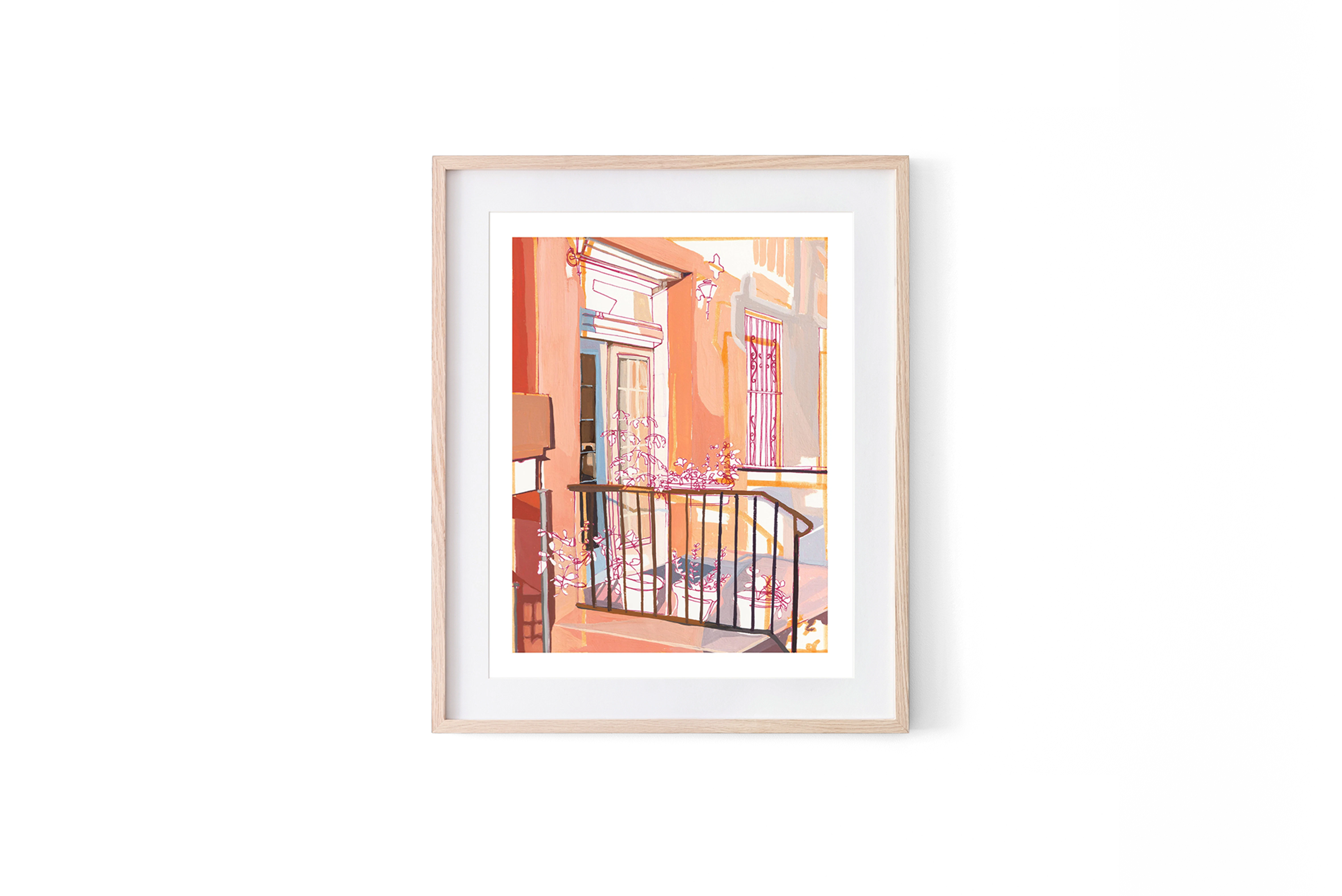 Golden Hour in Brooklyn Art Print