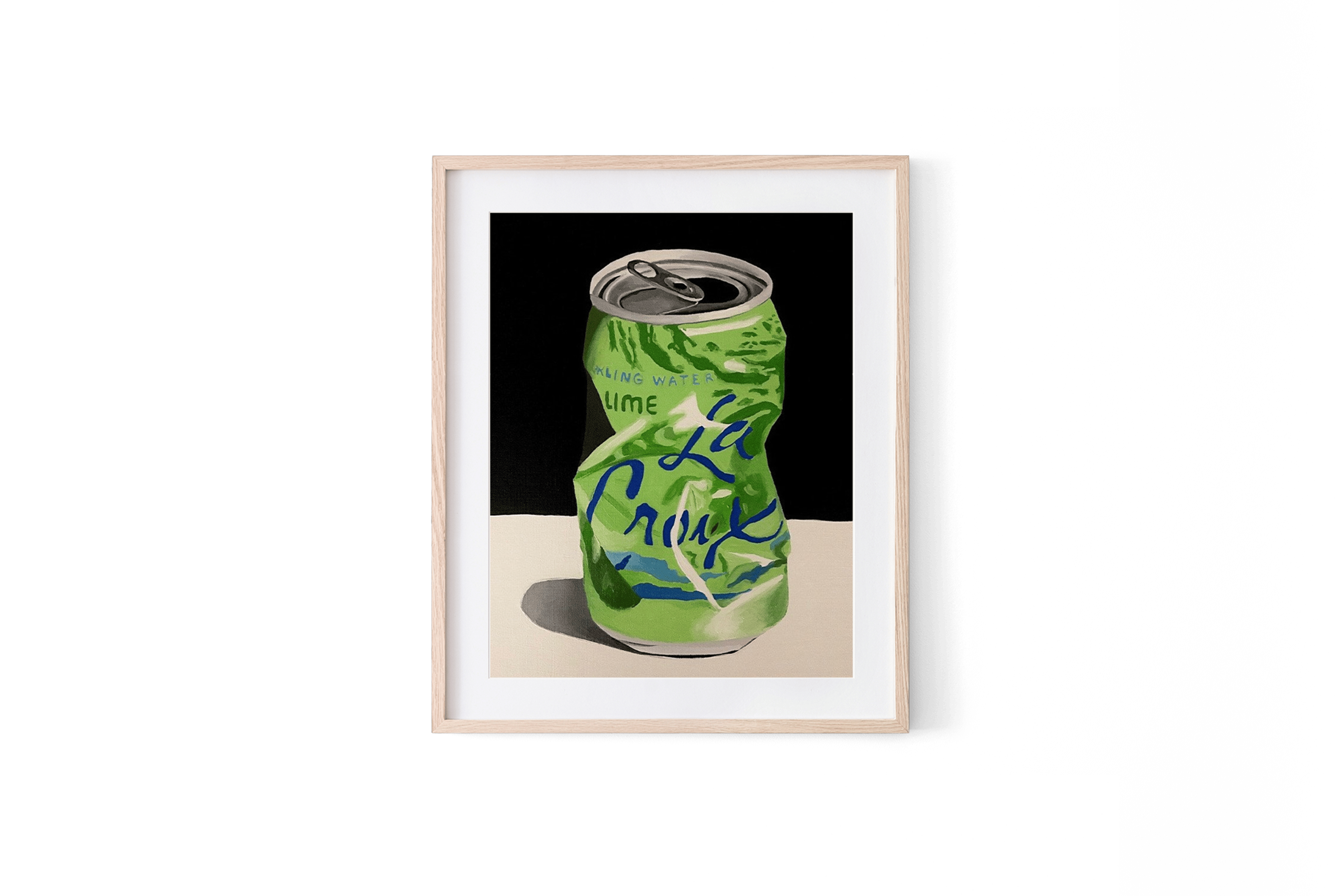 lime croix art print