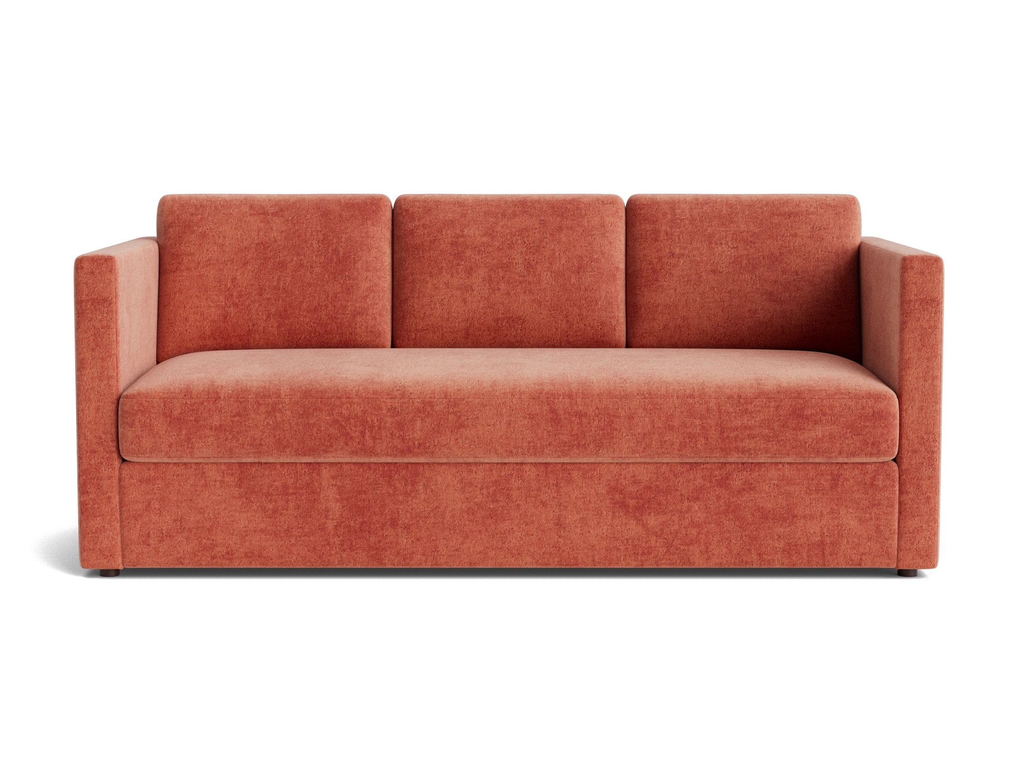 jesper sleeper sofa plush terra rose