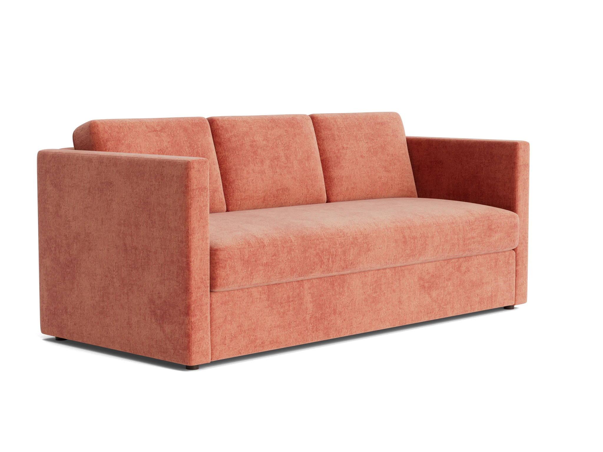 jesper sleeper sofa plush terra rose