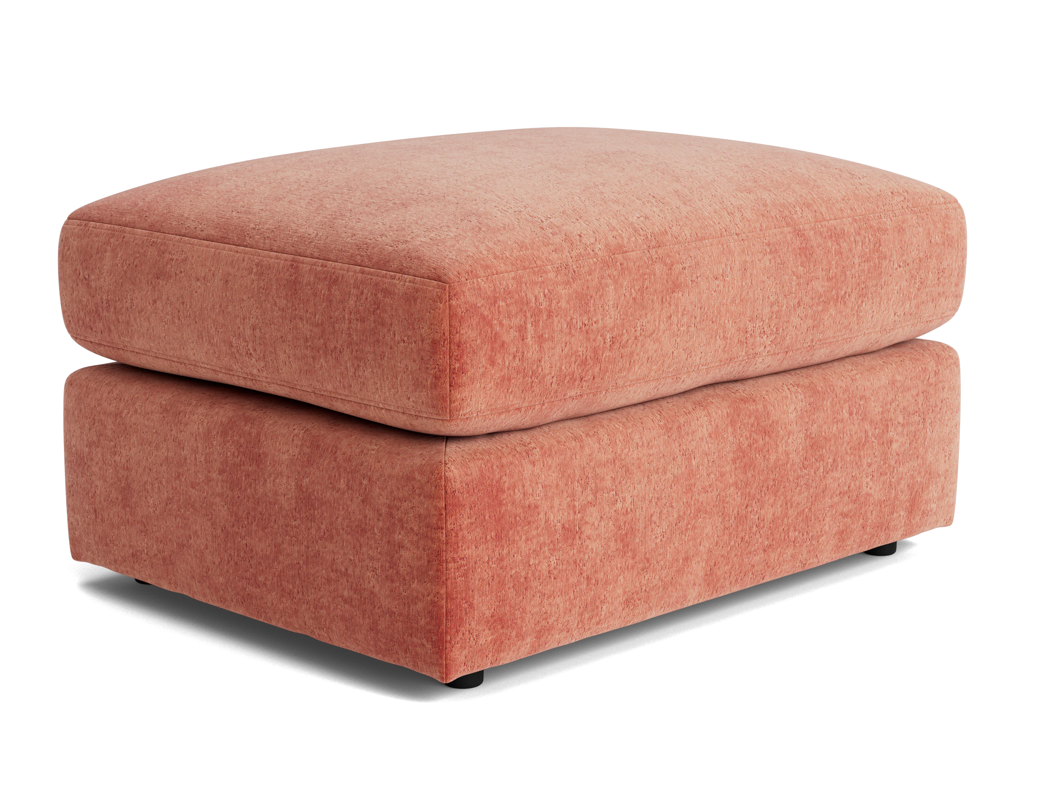 sebastian ottoman plush terra rose