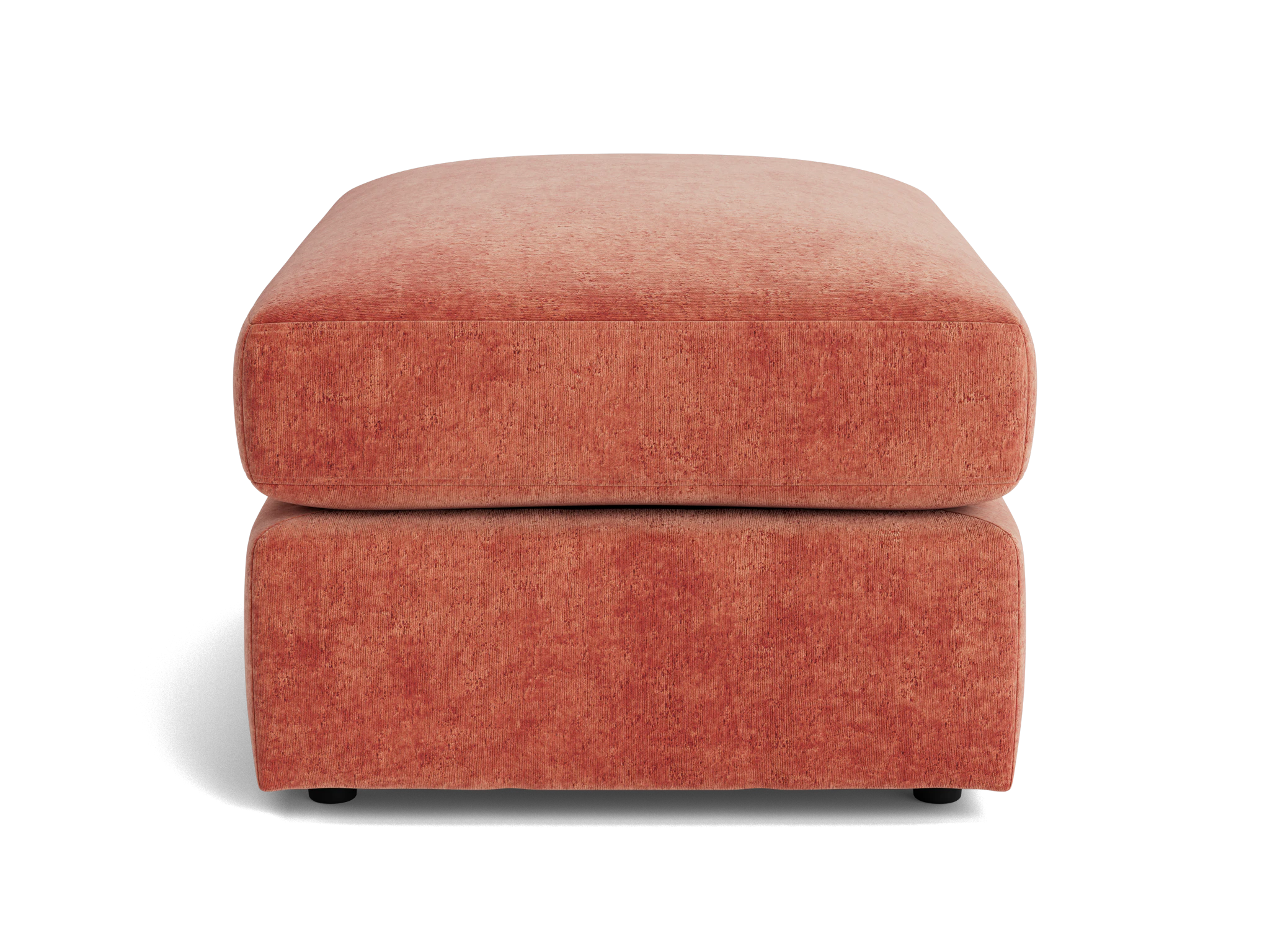 sebastian ottoman plush terra rose