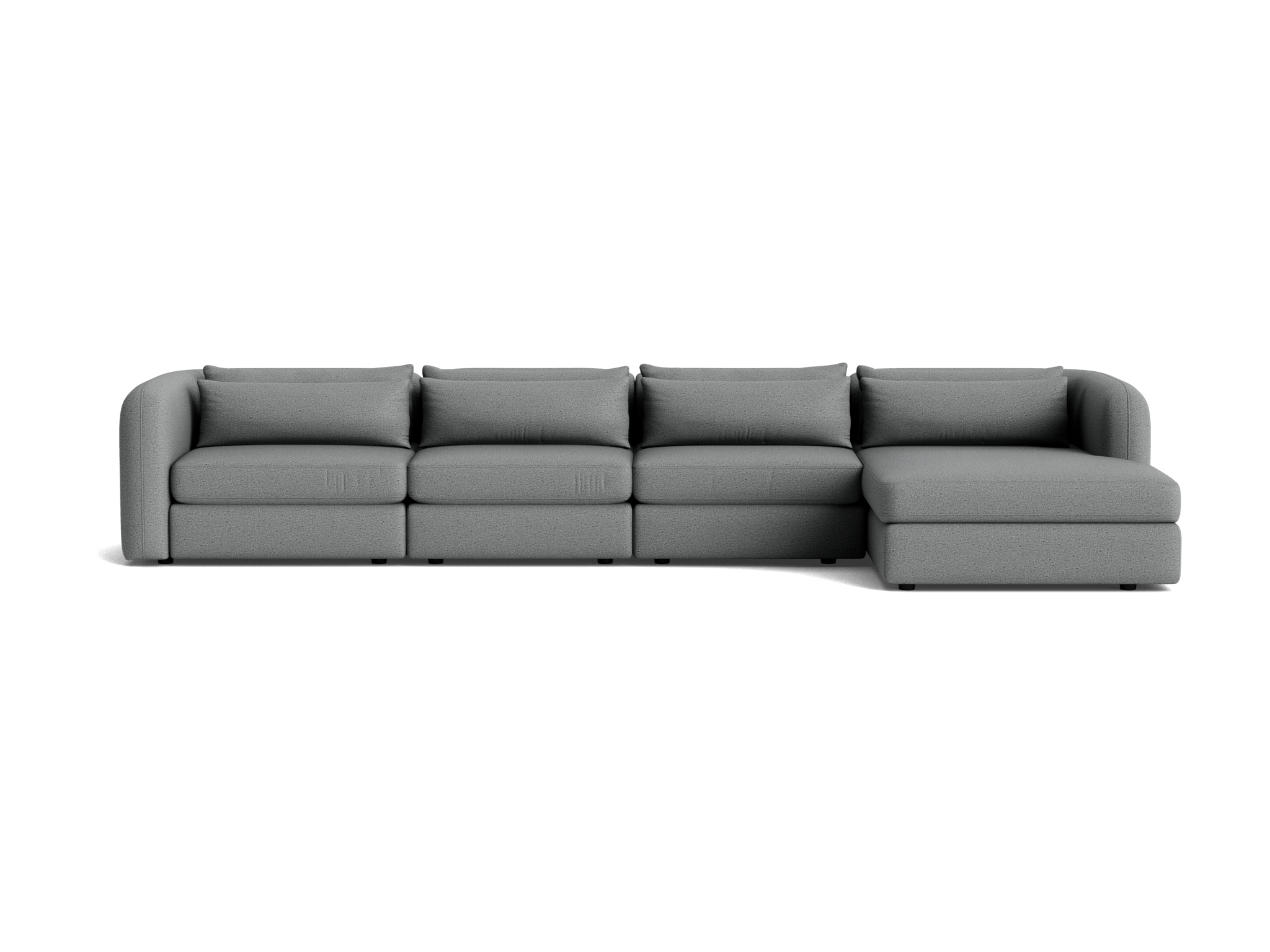 sebastian modular grand chaise sectional essence ash