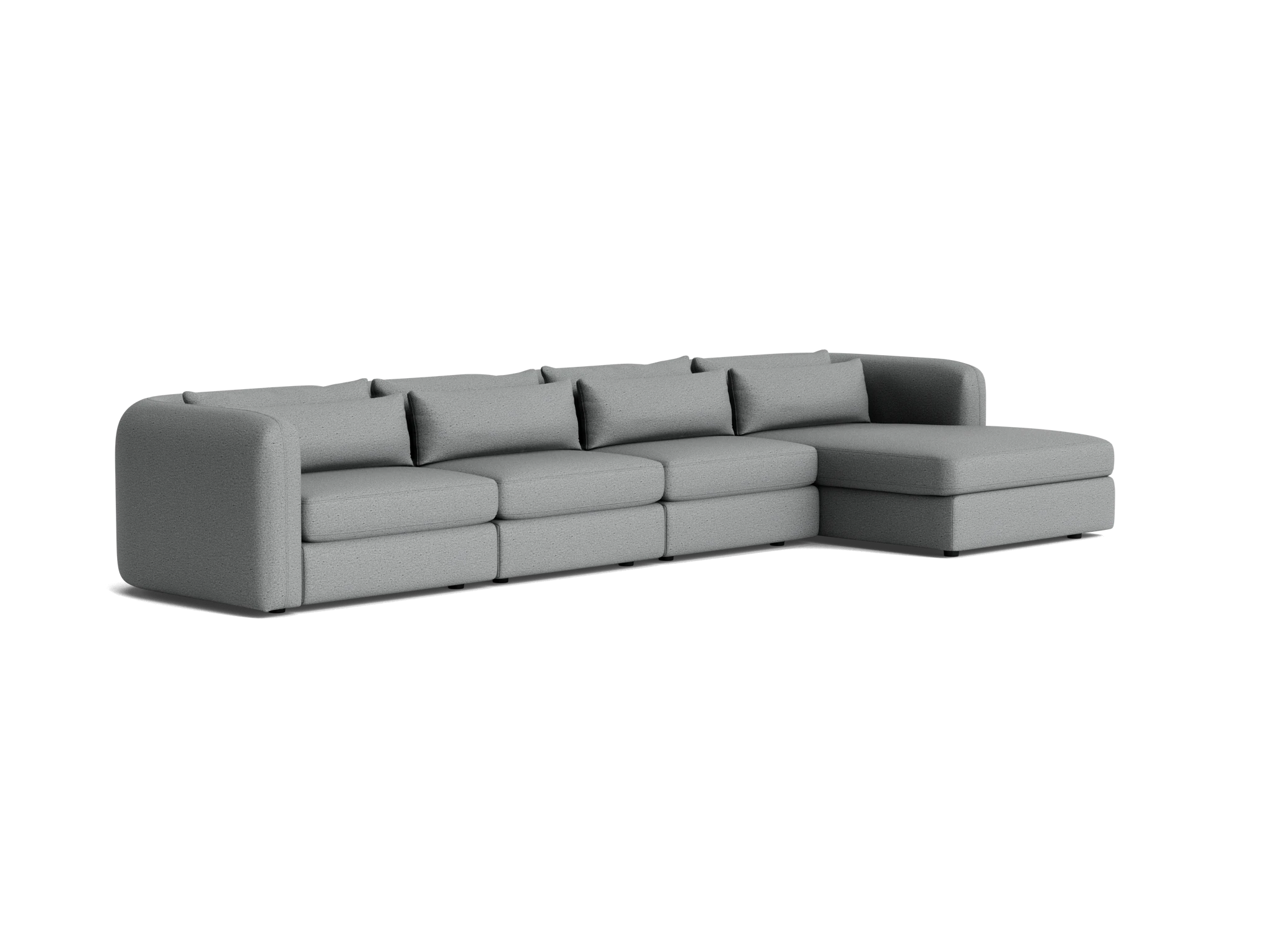 sebastian modular grand chaise sectional essence ash