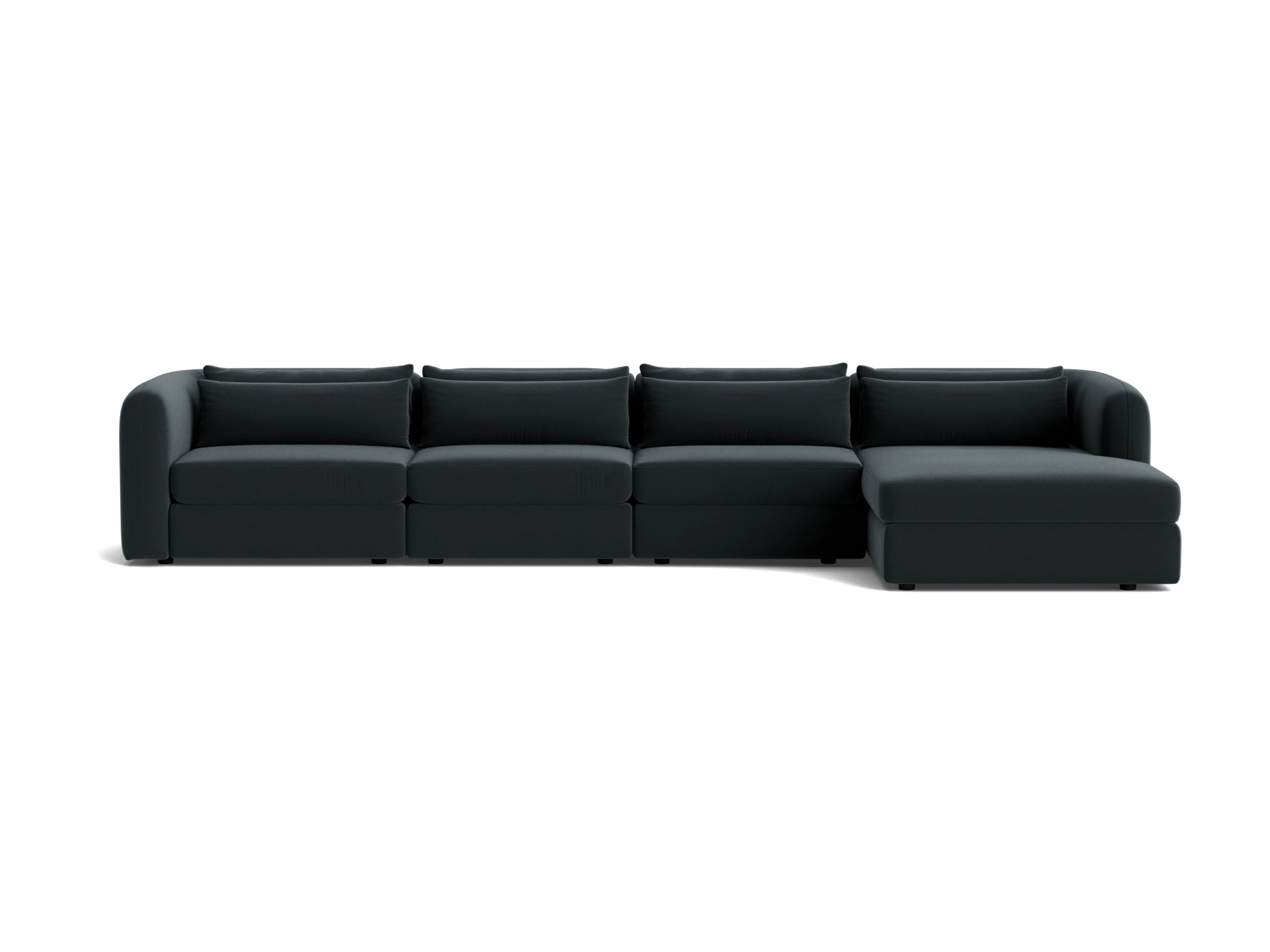 sebastian modular grand chaise sectional royale gunmetal