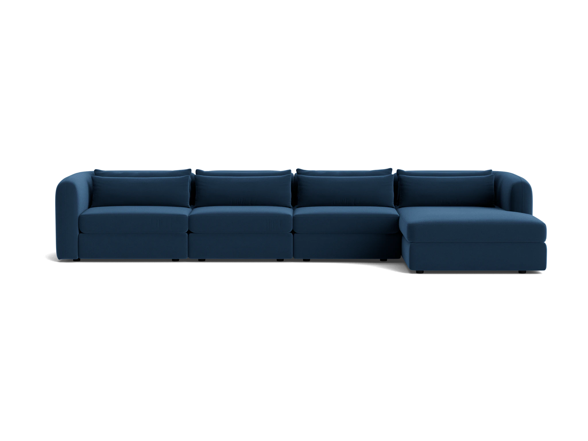 sebastian modular grand chaise sectional royale cobalt