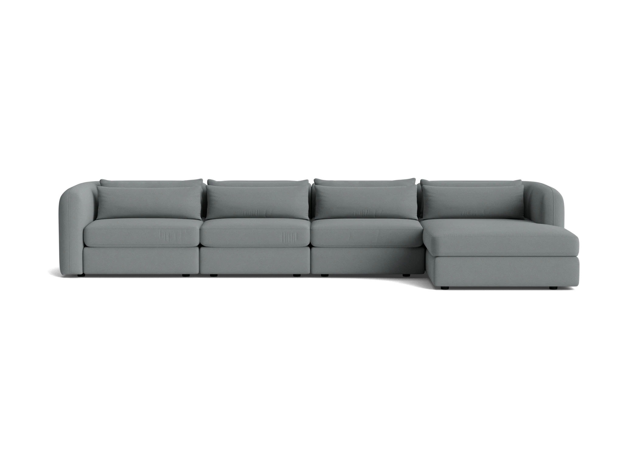 sebastian modular grand chaise sectional royale ash