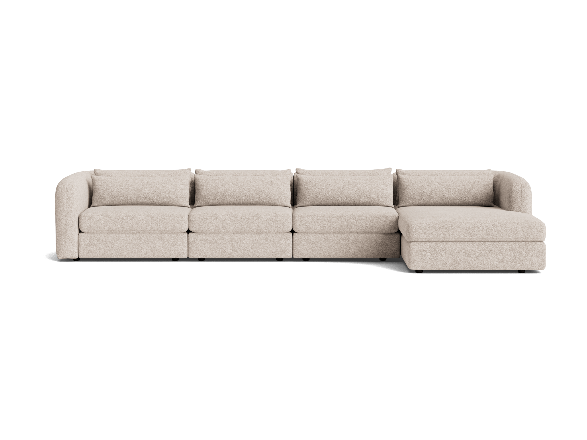 sebastian modular grand chaise sectional borough cotton