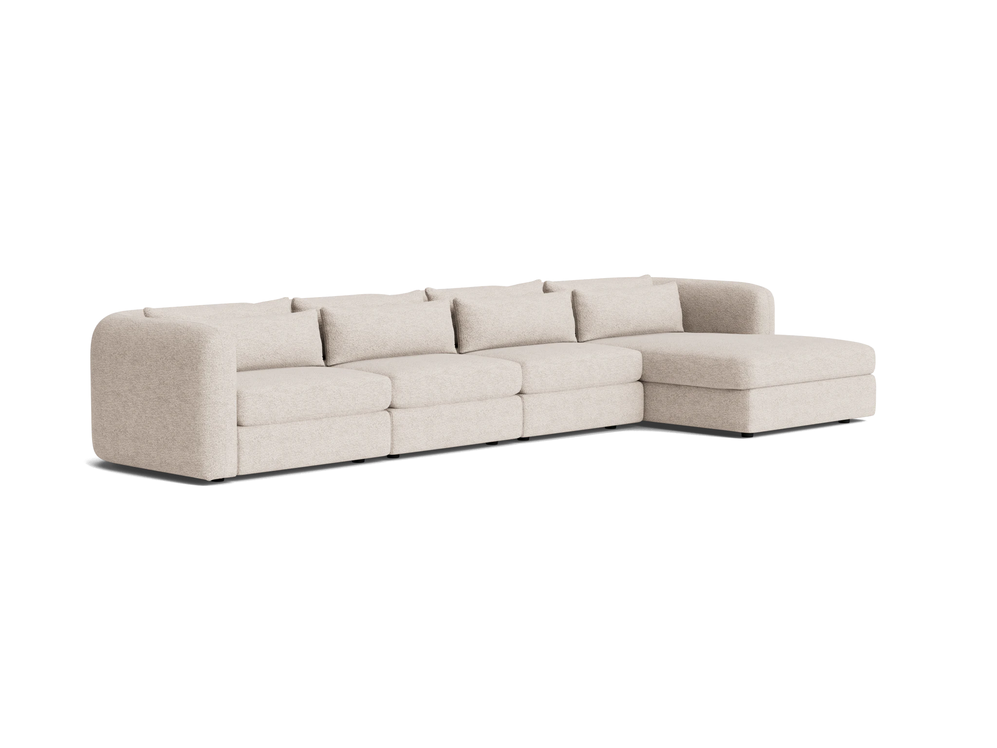 sebastian modular grand chaise sectional borough cotton