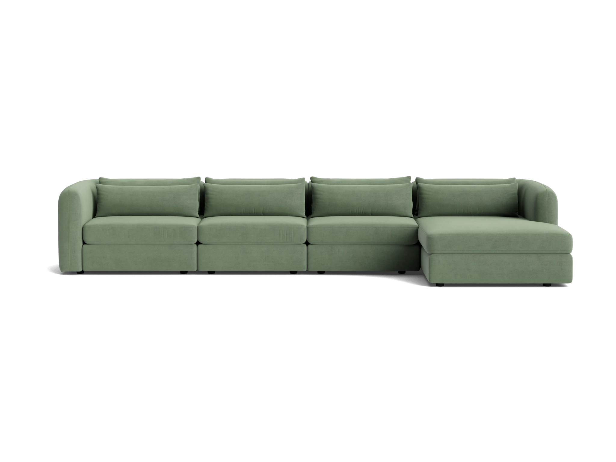 sebastian modular grand chaise sectional royale sage