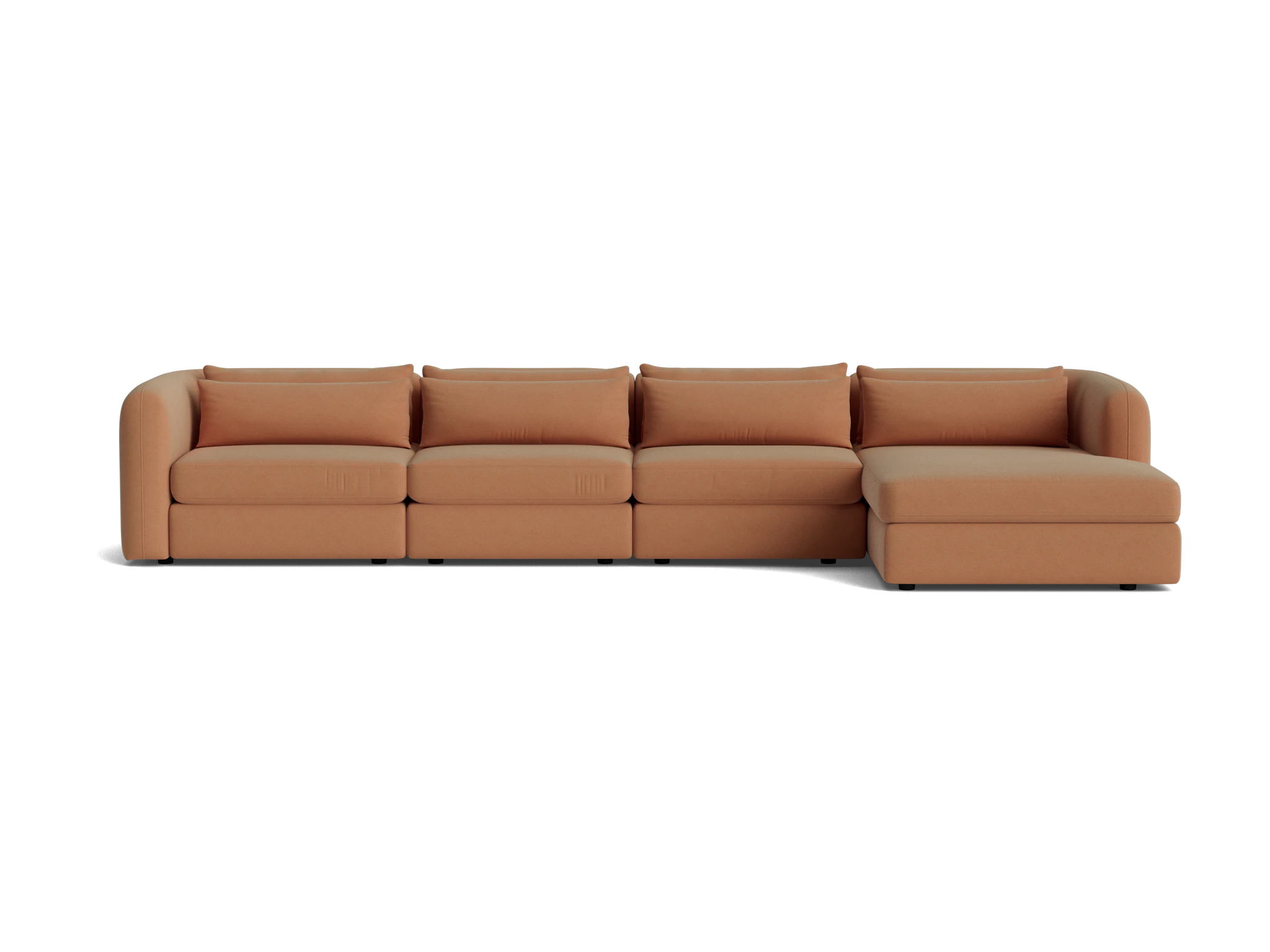 sebastian modular grand chaise sectional royale pantone mocha mousse