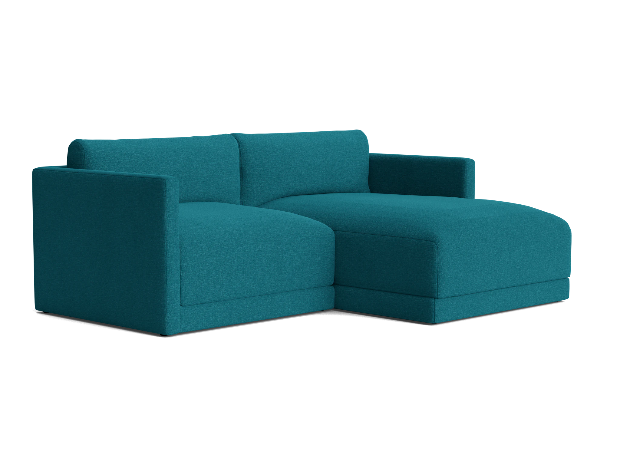 maurice modular compact sectional key largo zenith teal