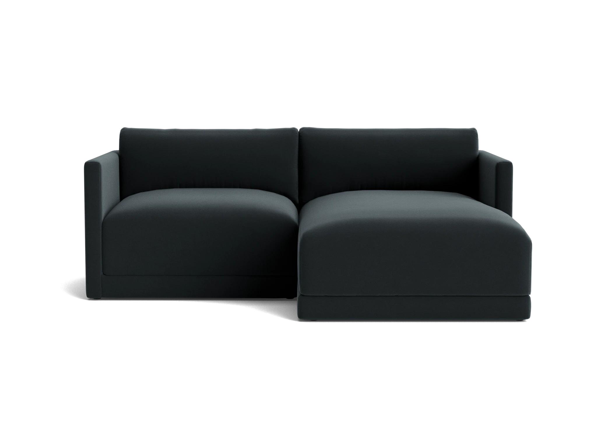 maurice modular compact sectional royale gunmetal