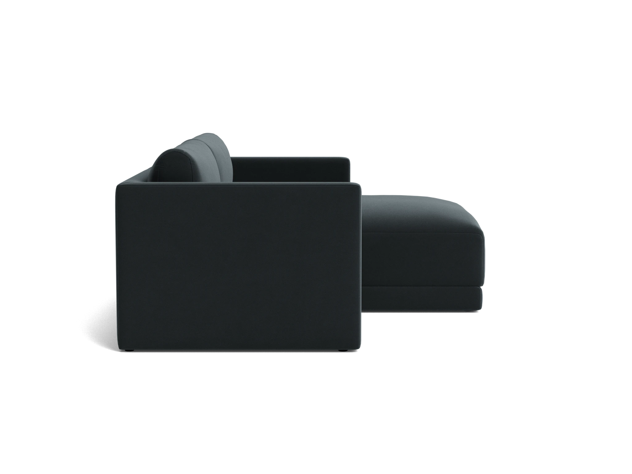 maurice modular compact sectional royale gunmetal