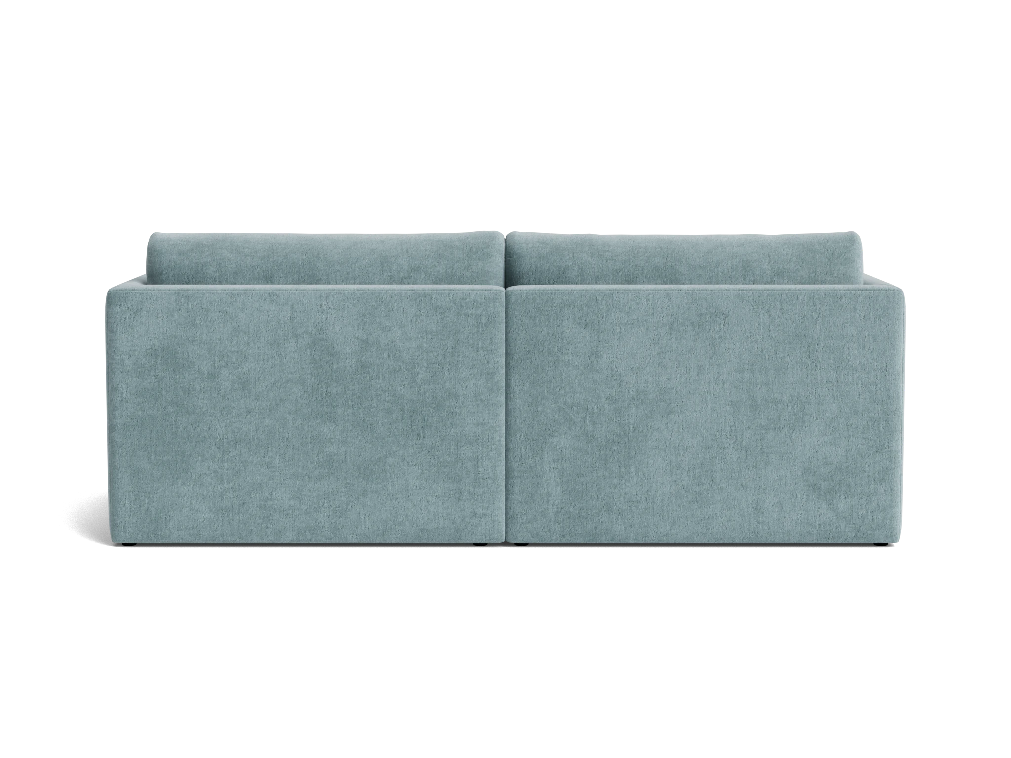 maurice modular compact sectional plush mist