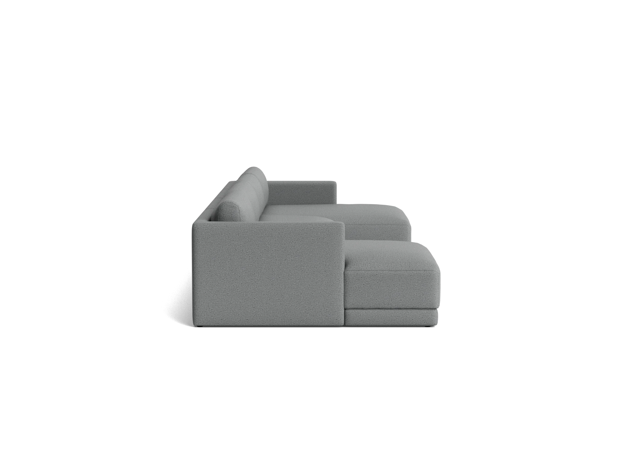 maurice modular grand chaise sectional essence ash