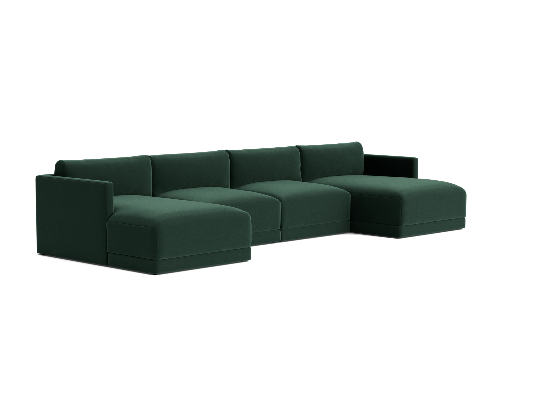 maurice modular grand chaise sectional royale evergreen