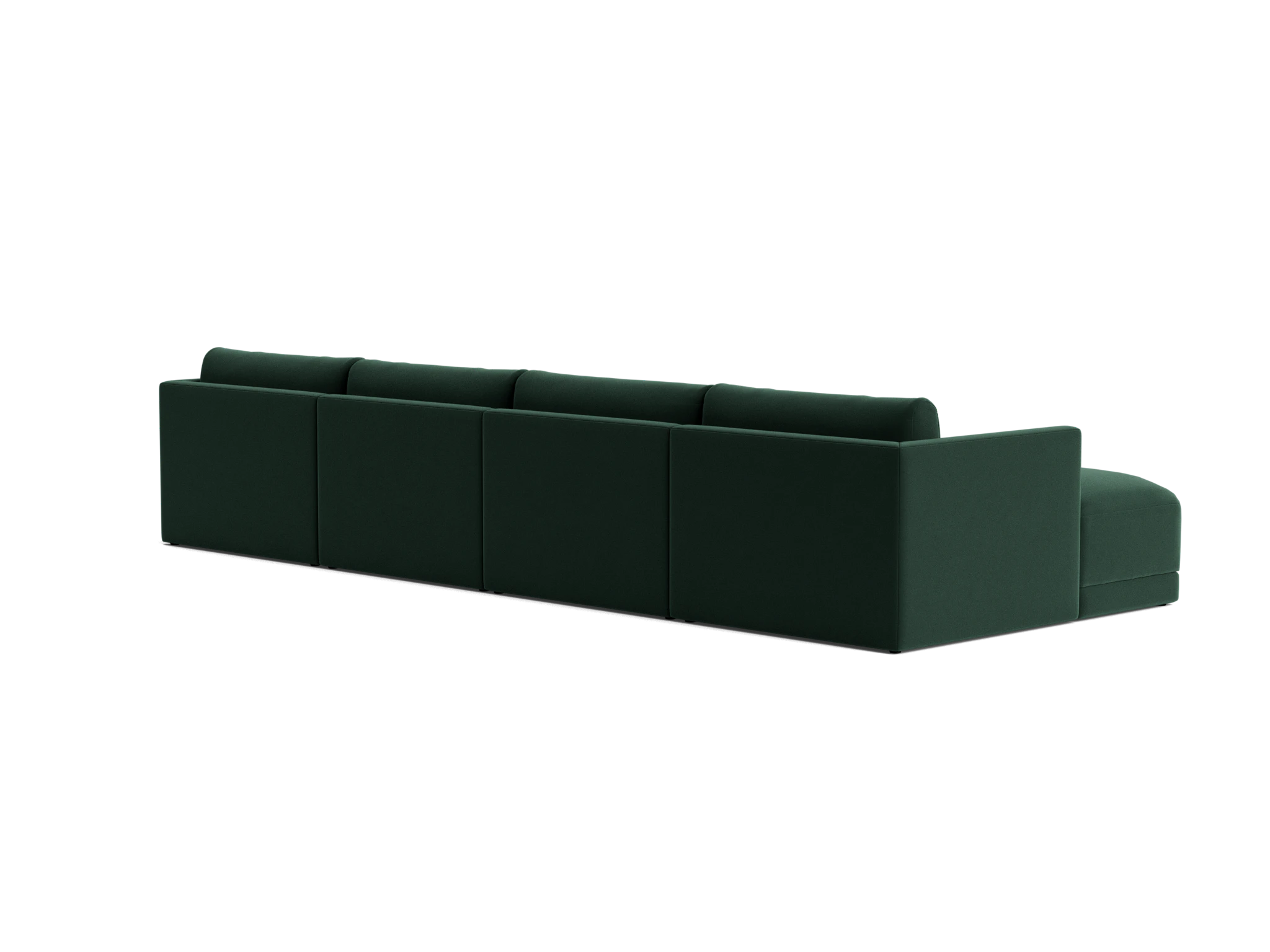 maurice modular grand chaise sectional royale evergreen