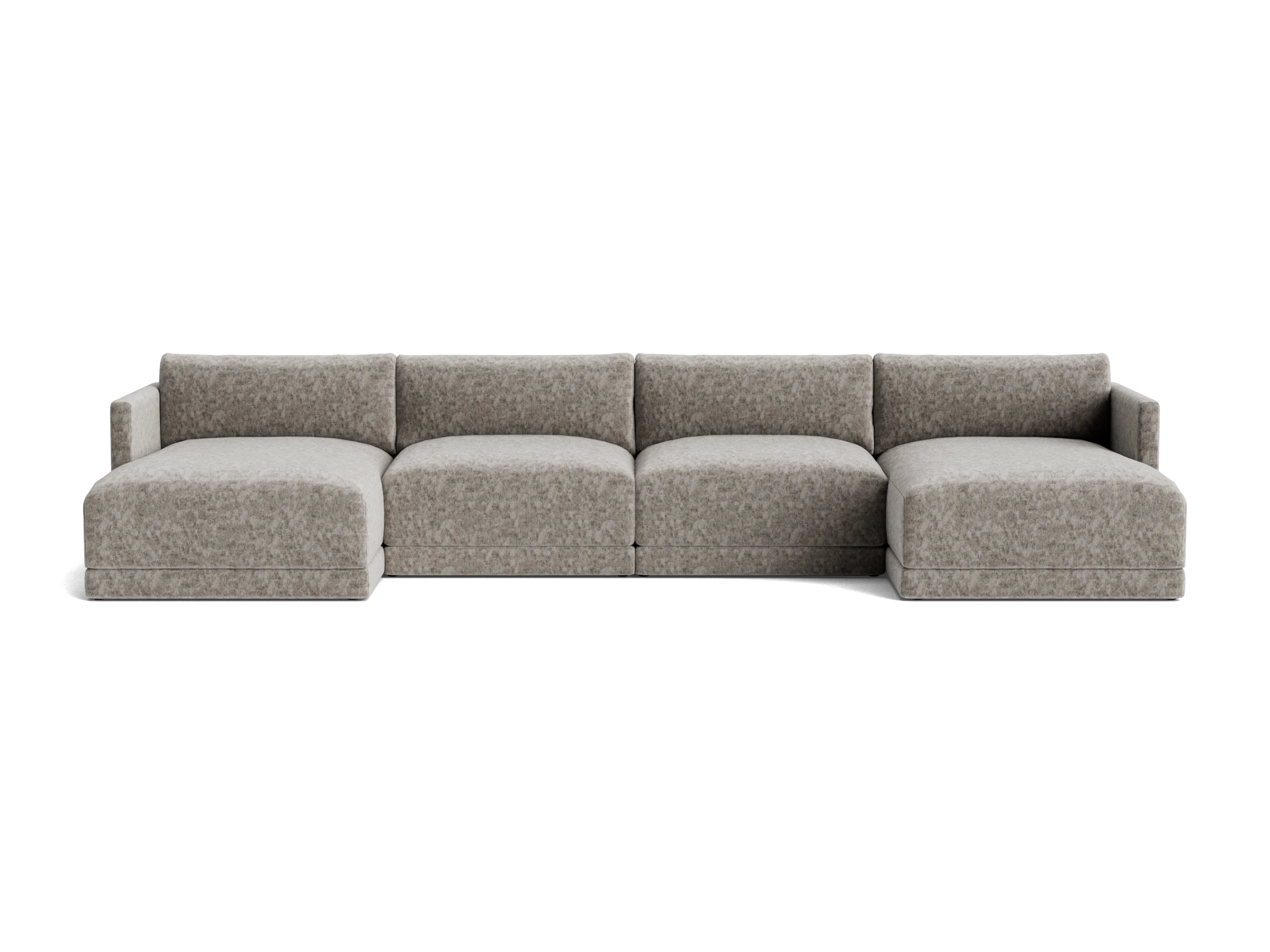 maurice modular grand chaise sectional prime stone