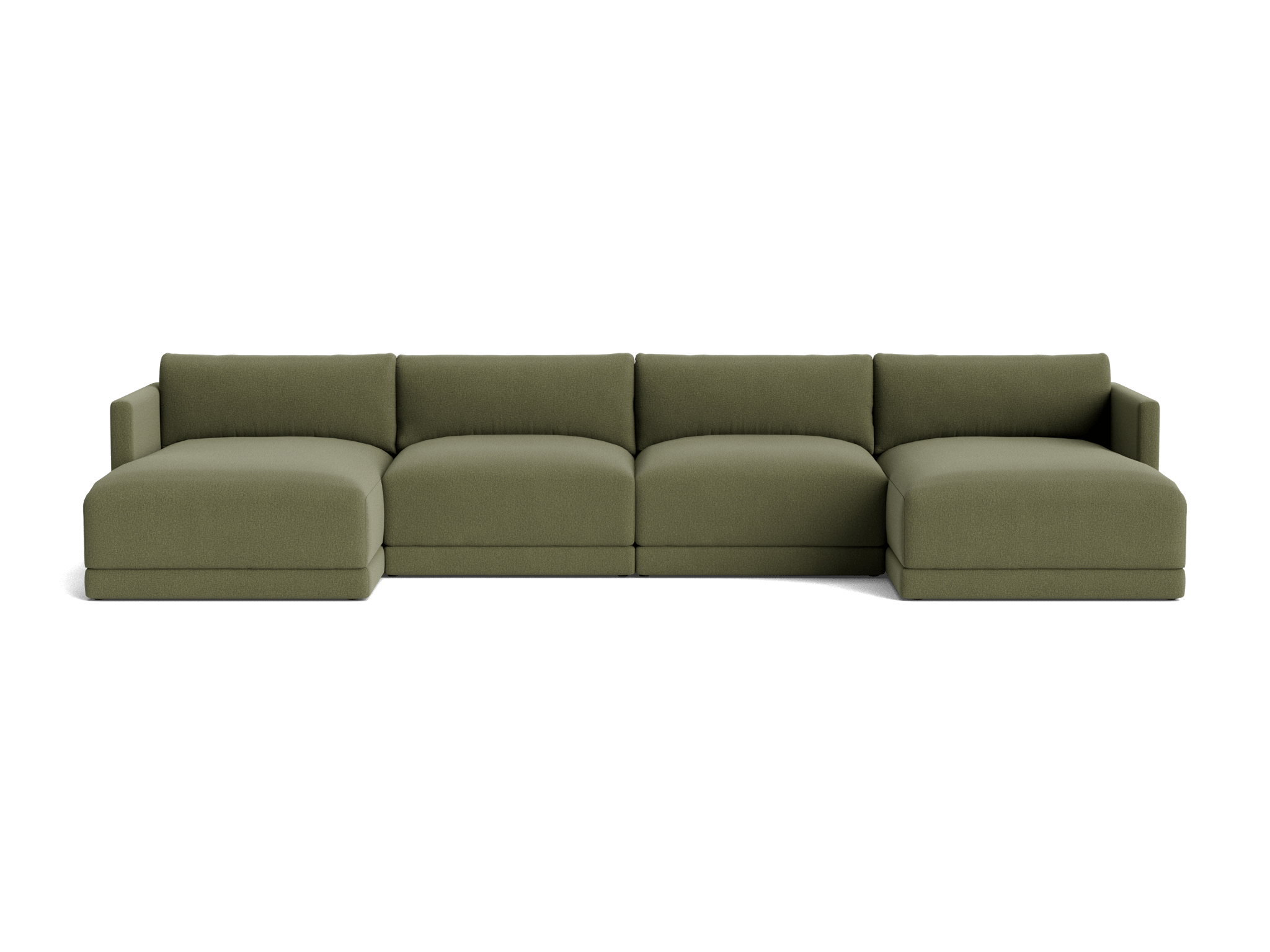 maurice modular grand chaise sectional faithful olive
