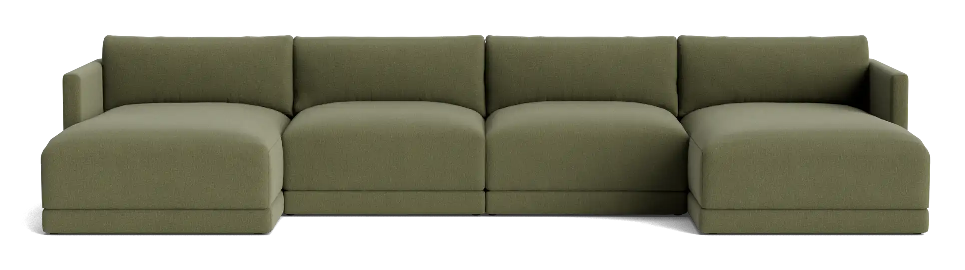 maurice modular grand chaise sectional faithful olive