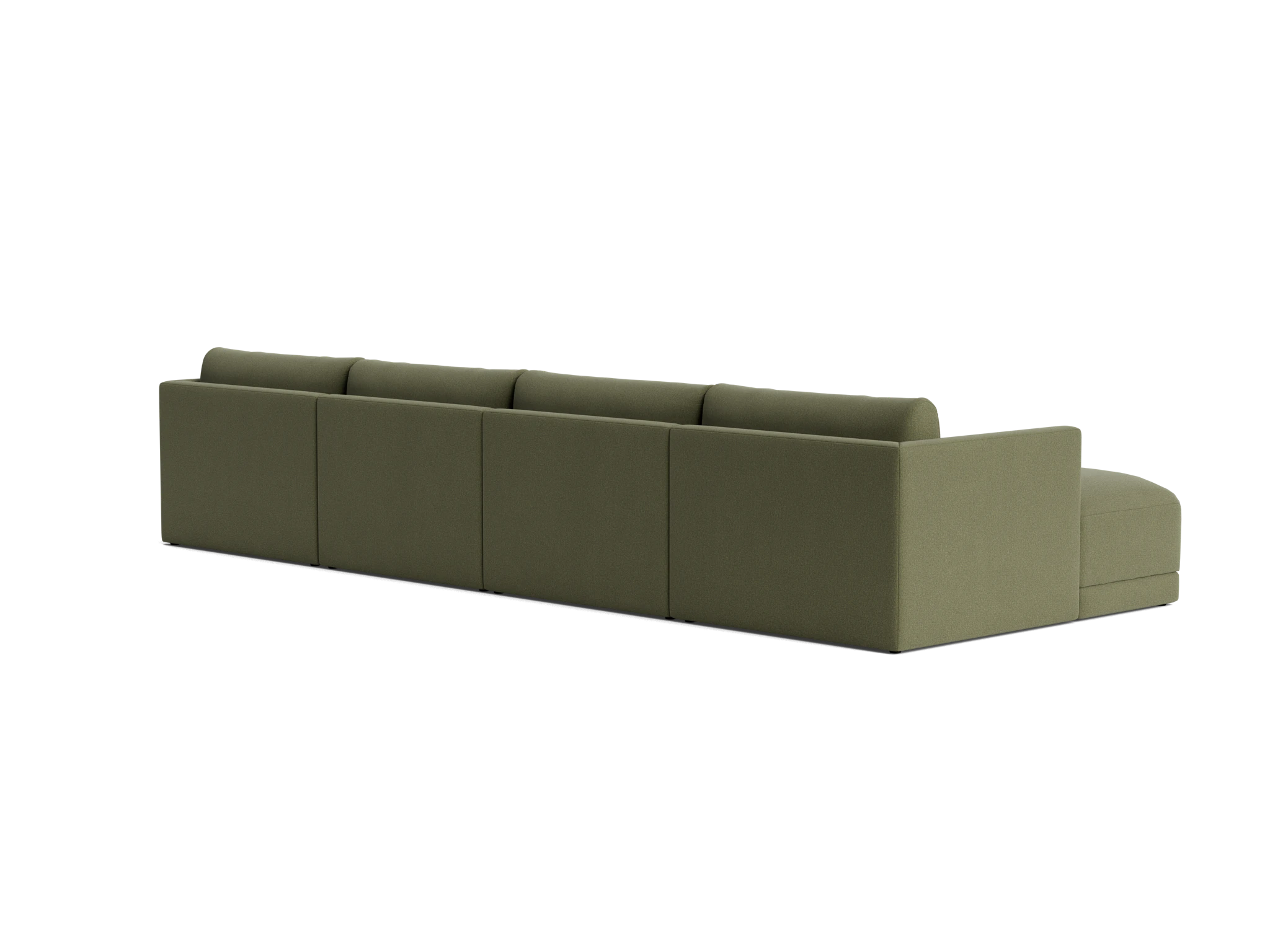 maurice modular grand chaise sectional faithful olive