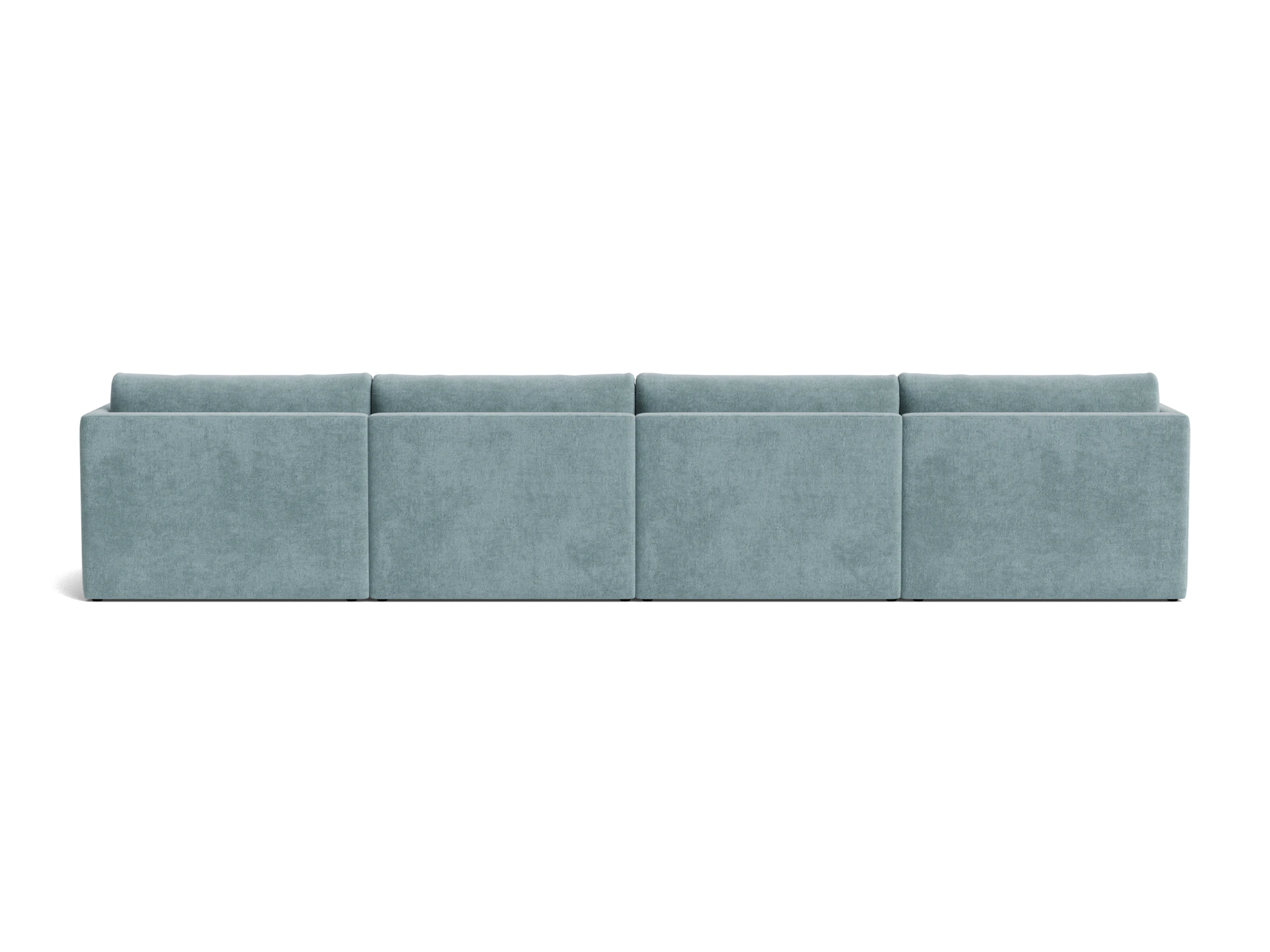 maurice modular grand chaise sectional plush mist