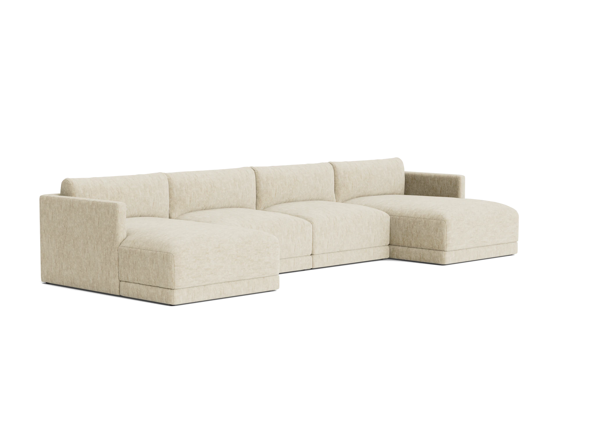 maurice modular grand chaise sectional crave irish cream
