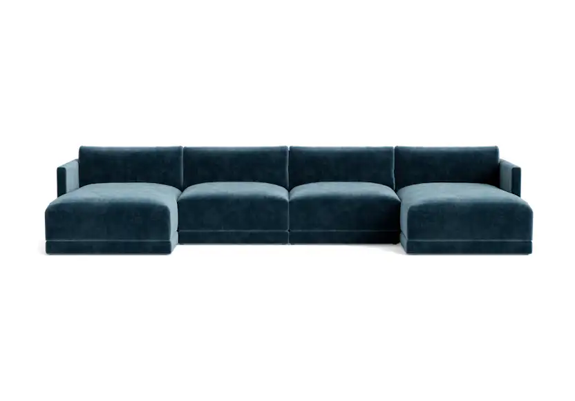 maurice modular grand chaise sectional harper biscay bay