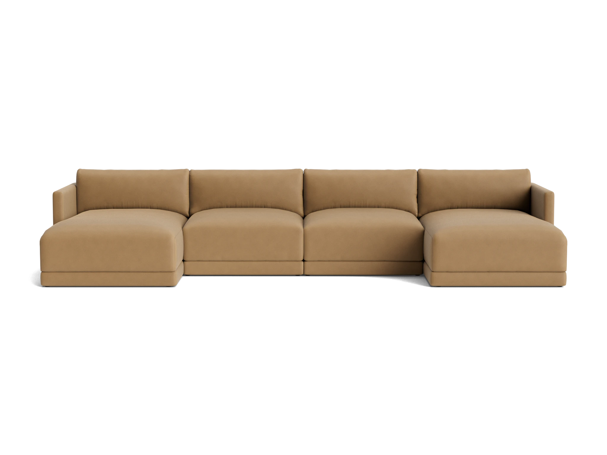 maurice modular grand chaise sectional washed california biscuit
