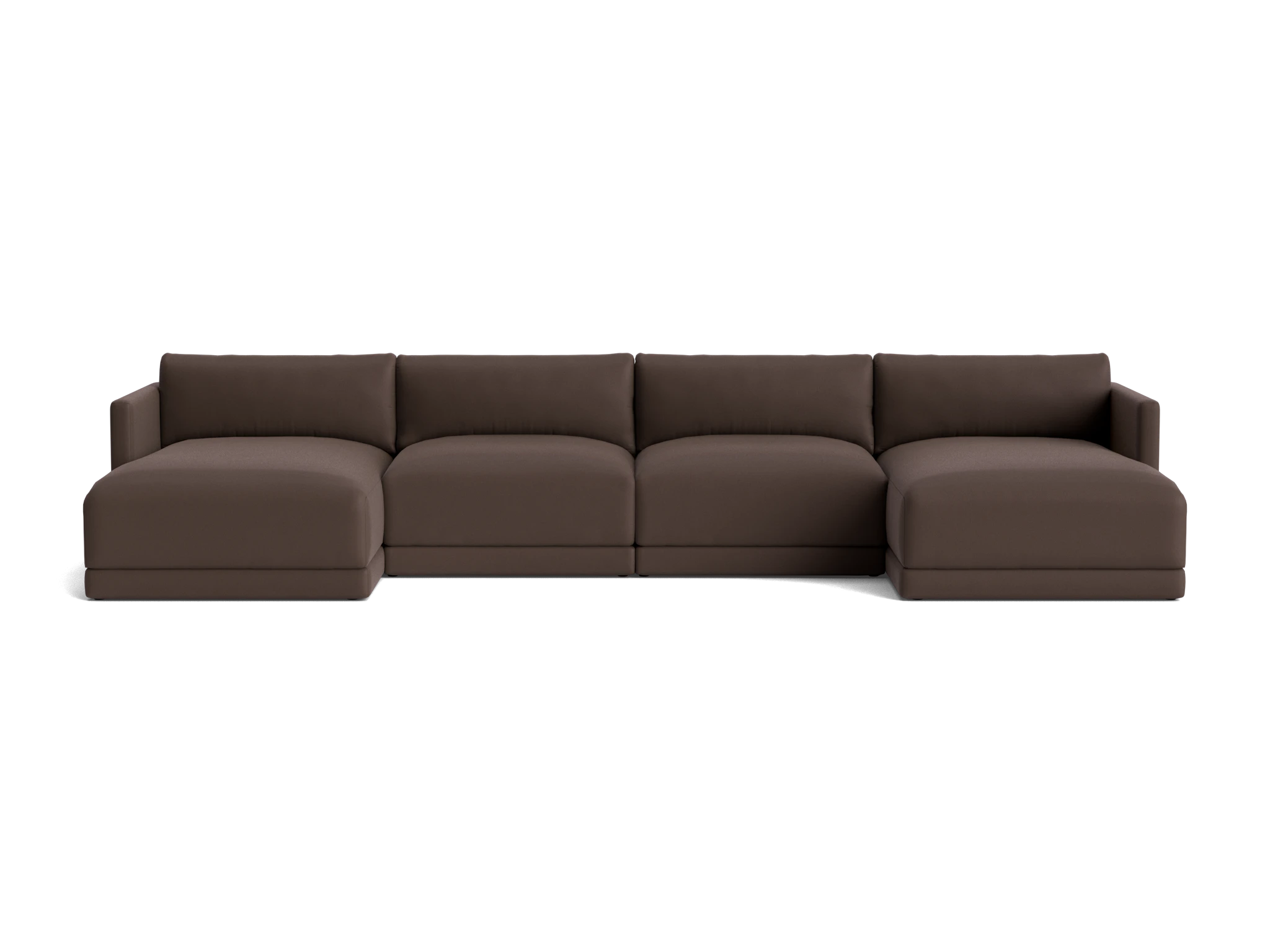 maurice modular grand chaise sectional washed california shadow