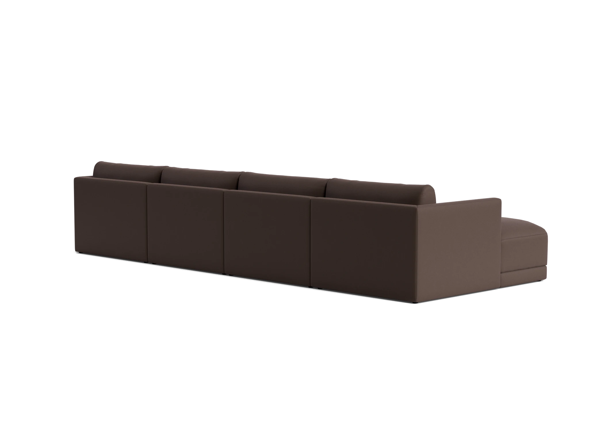 maurice modular grand chaise sectional washed california shadow