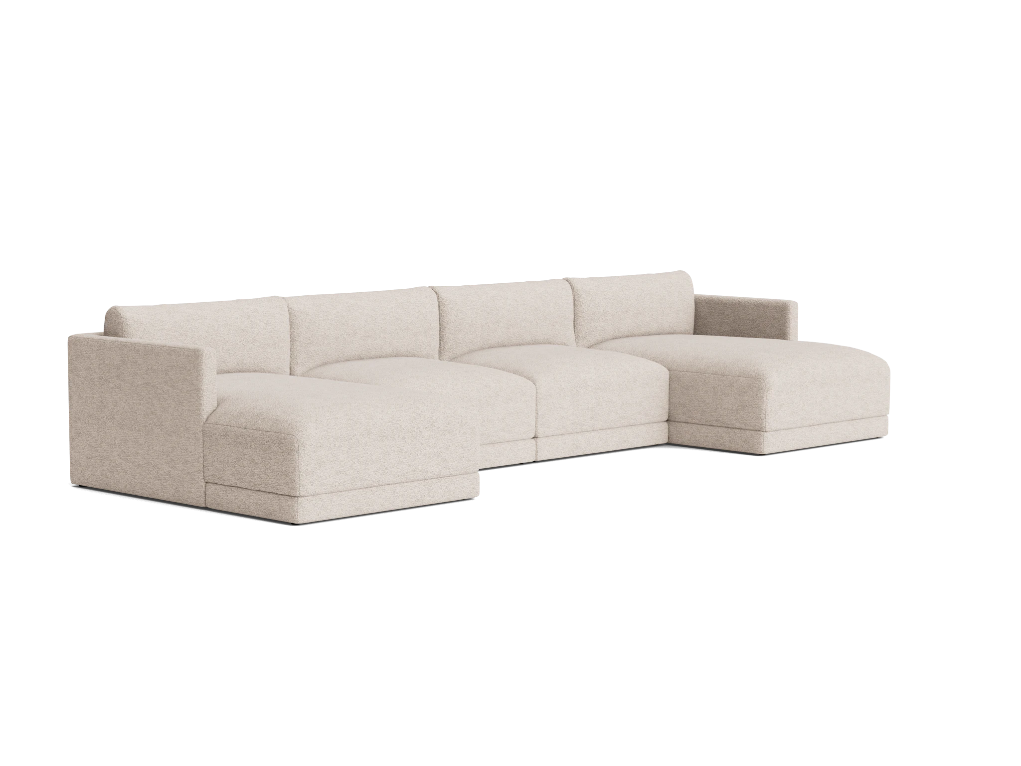 maurice modular grand chaise sectional borough cotton