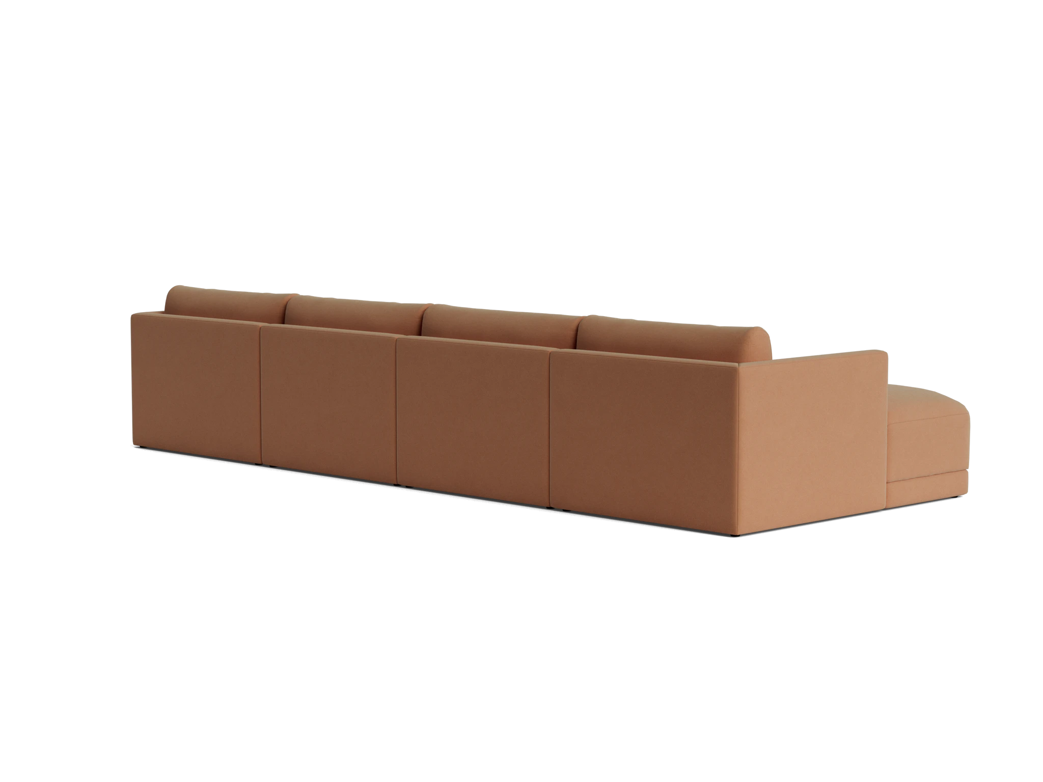 maurice modular grand chaise sectional royale pantone mocha mousse