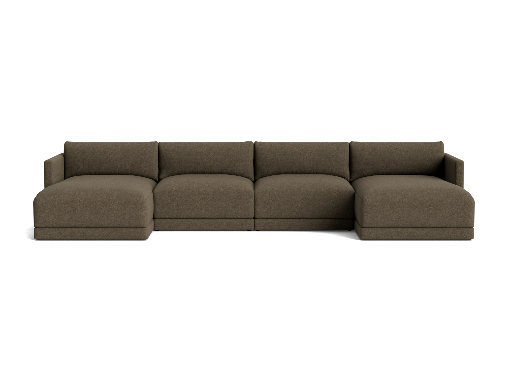 maurice modular grand chaise sectional leuven olive