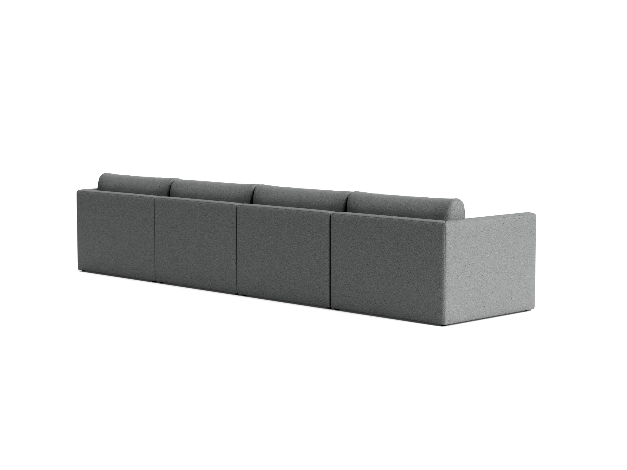 maurice modular grand chaise sectional essence ash