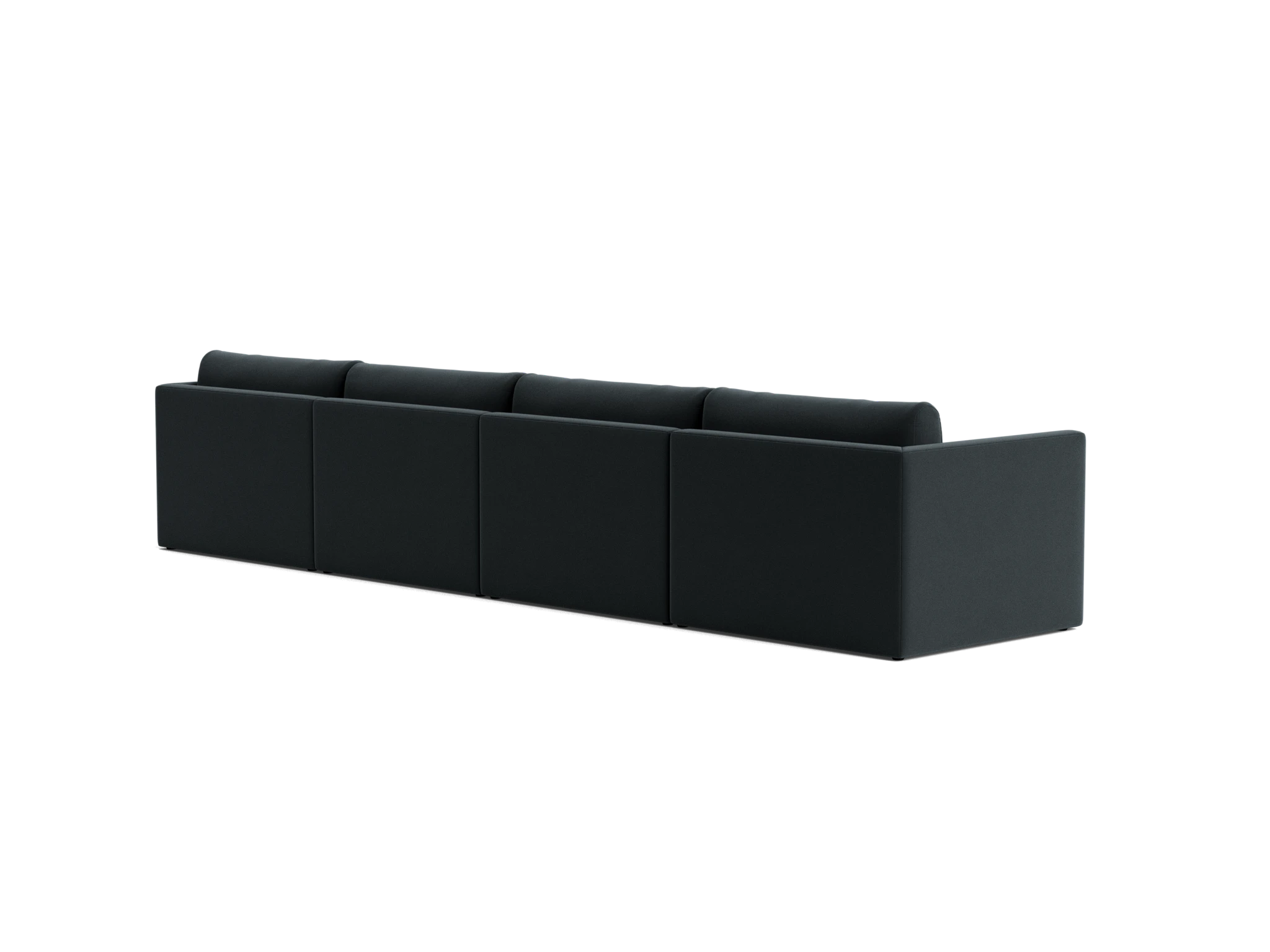 maurice modular grand chaise sectional royale gunmetal