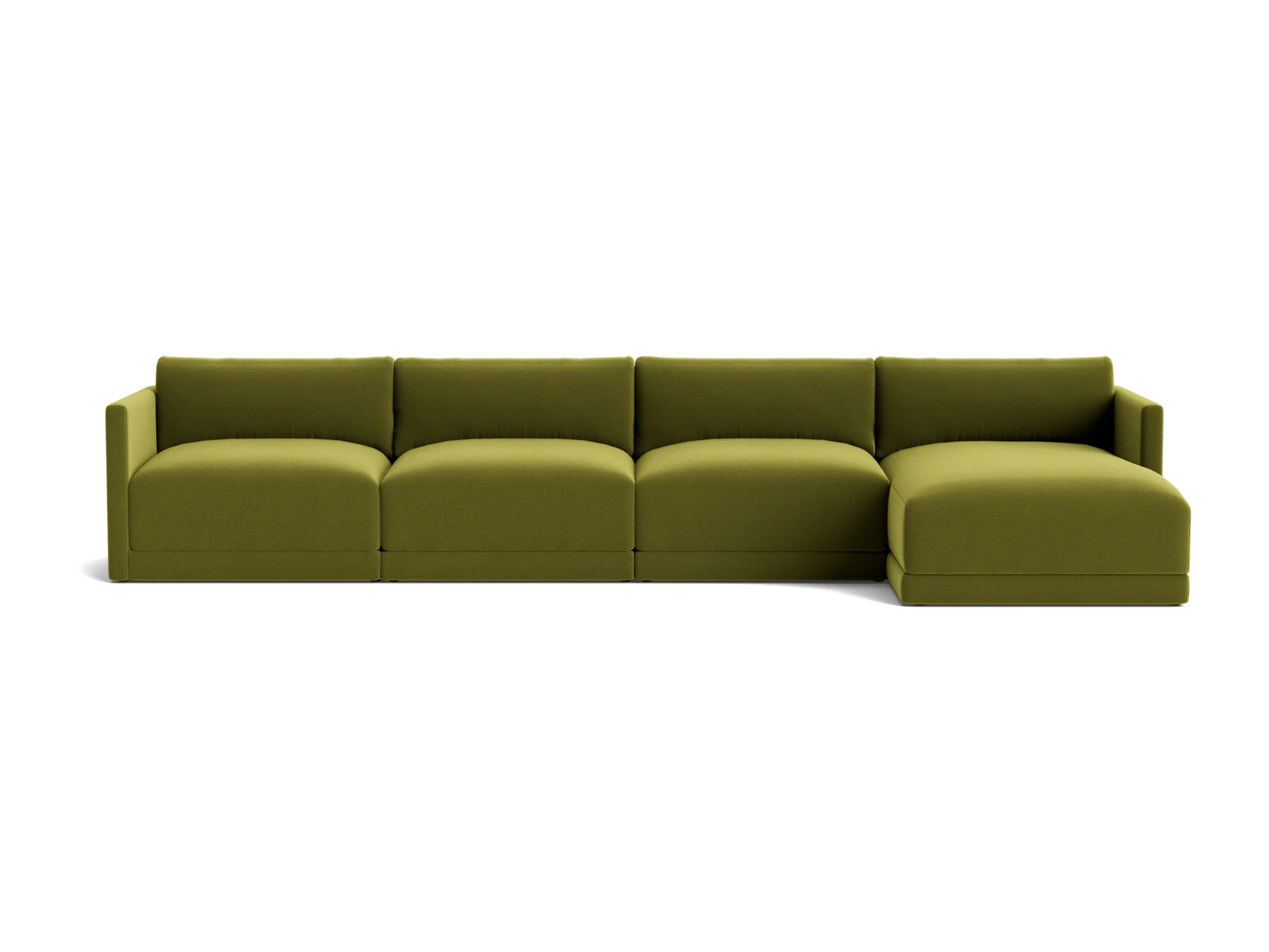 maurice modular grand chaise sectional royale apple