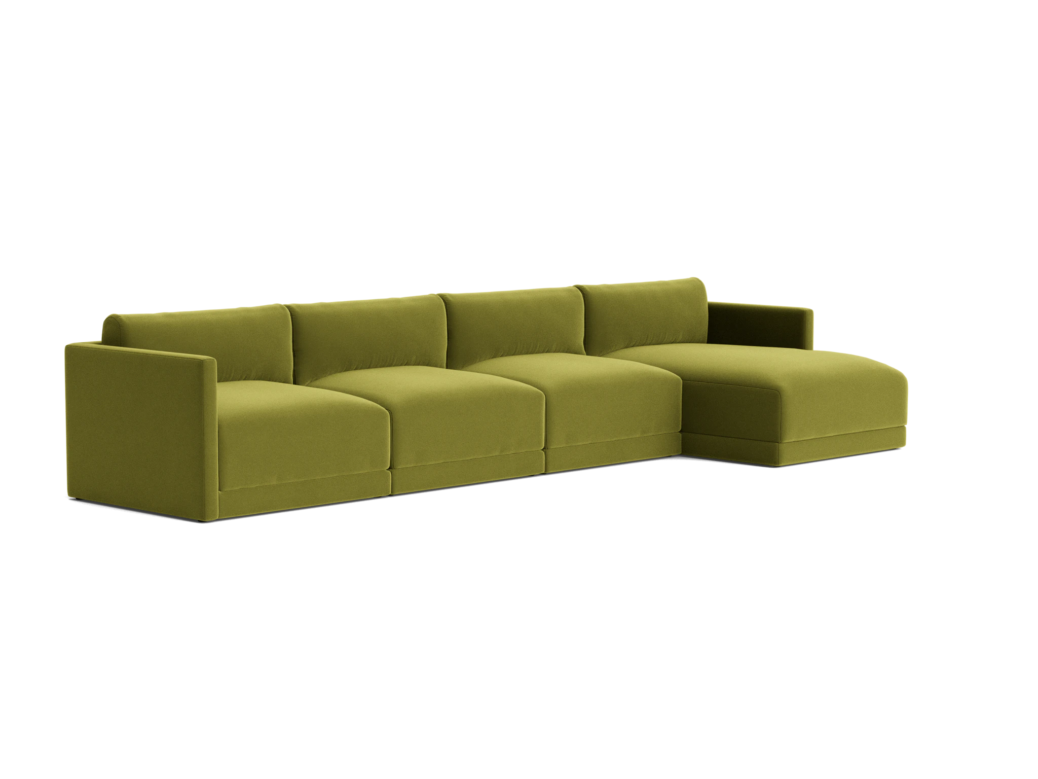 maurice modular grand chaise sectional royale apple