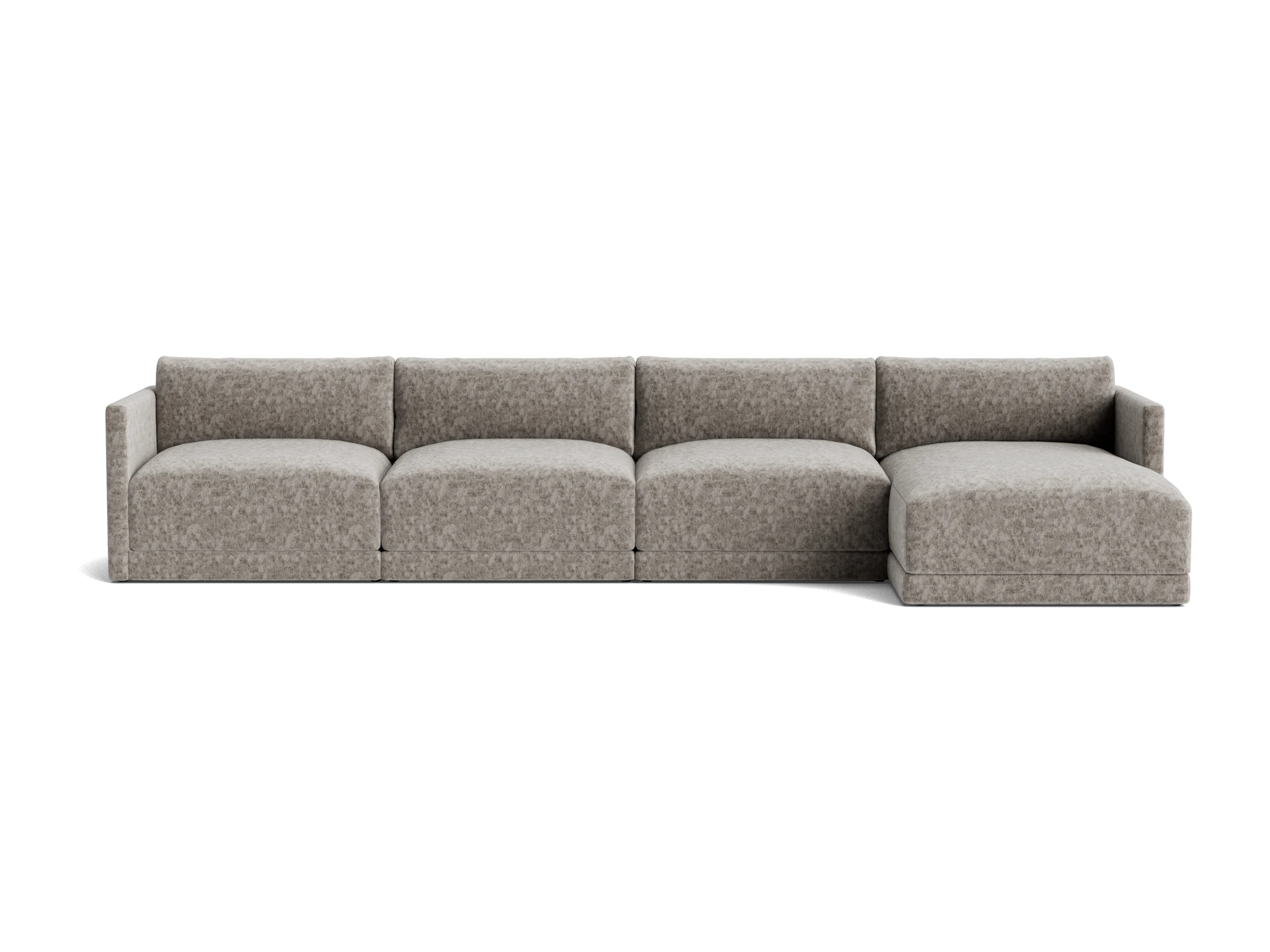 maurice modular grand chaise sectional prime stone